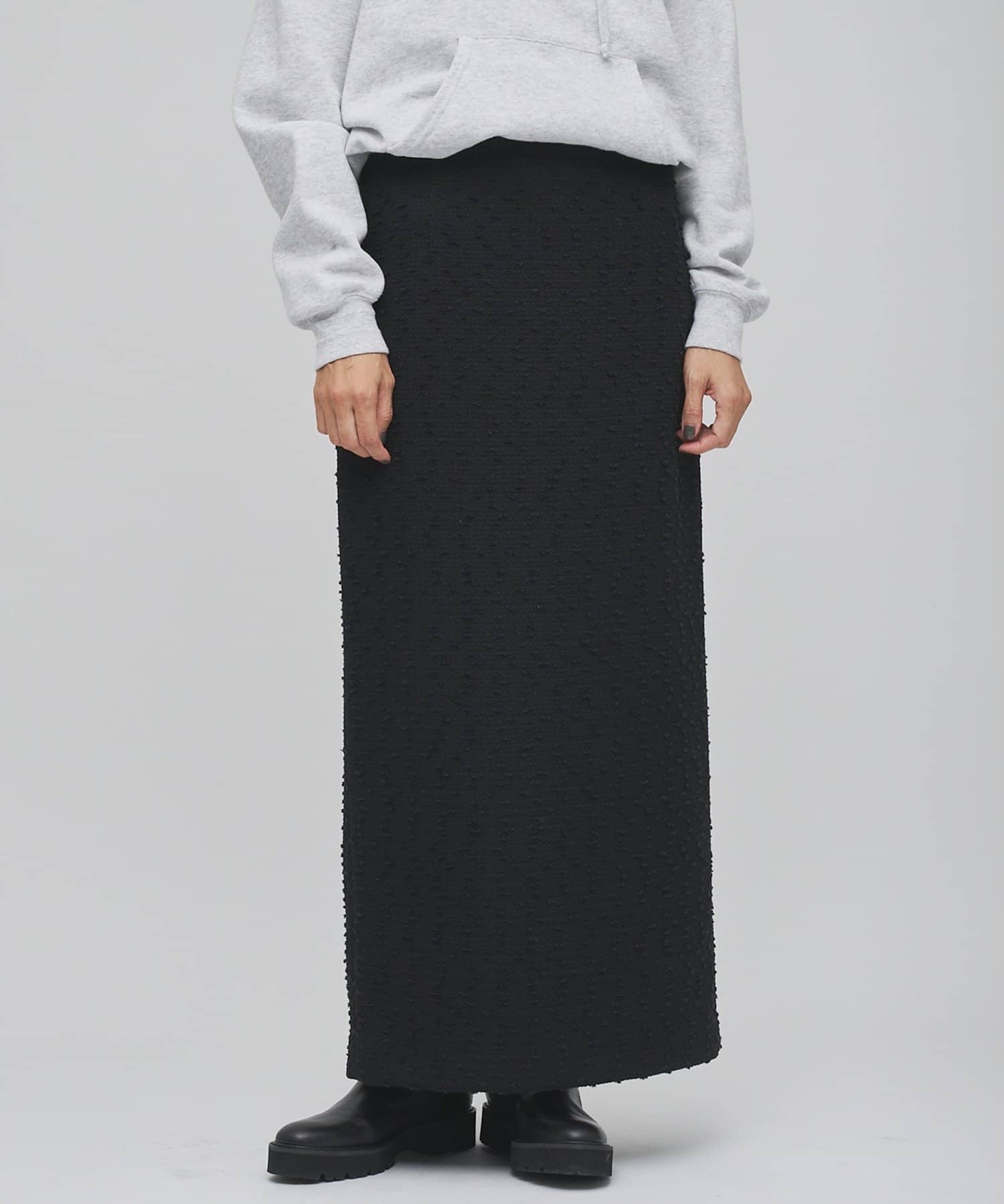 Whim Gazette(ウィム ガゼット) ネップツイードスカート