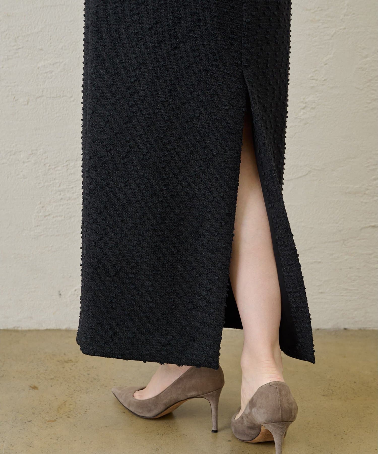 Whim Gazette(ウィム ガゼット) ネップツイードスカート