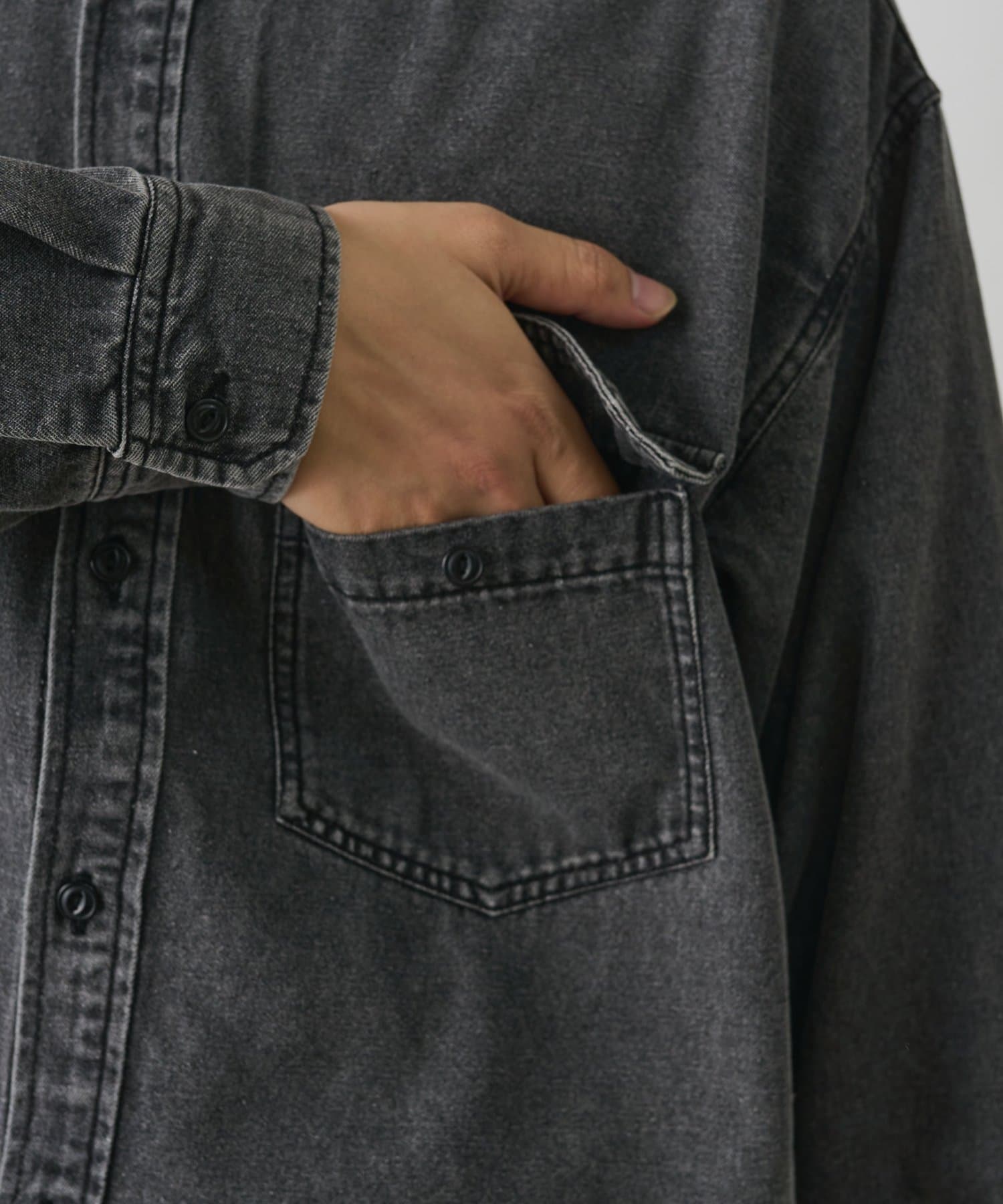 COLONY 2139(コロニー トゥーワンスリーナイン) デニムフードシャツ