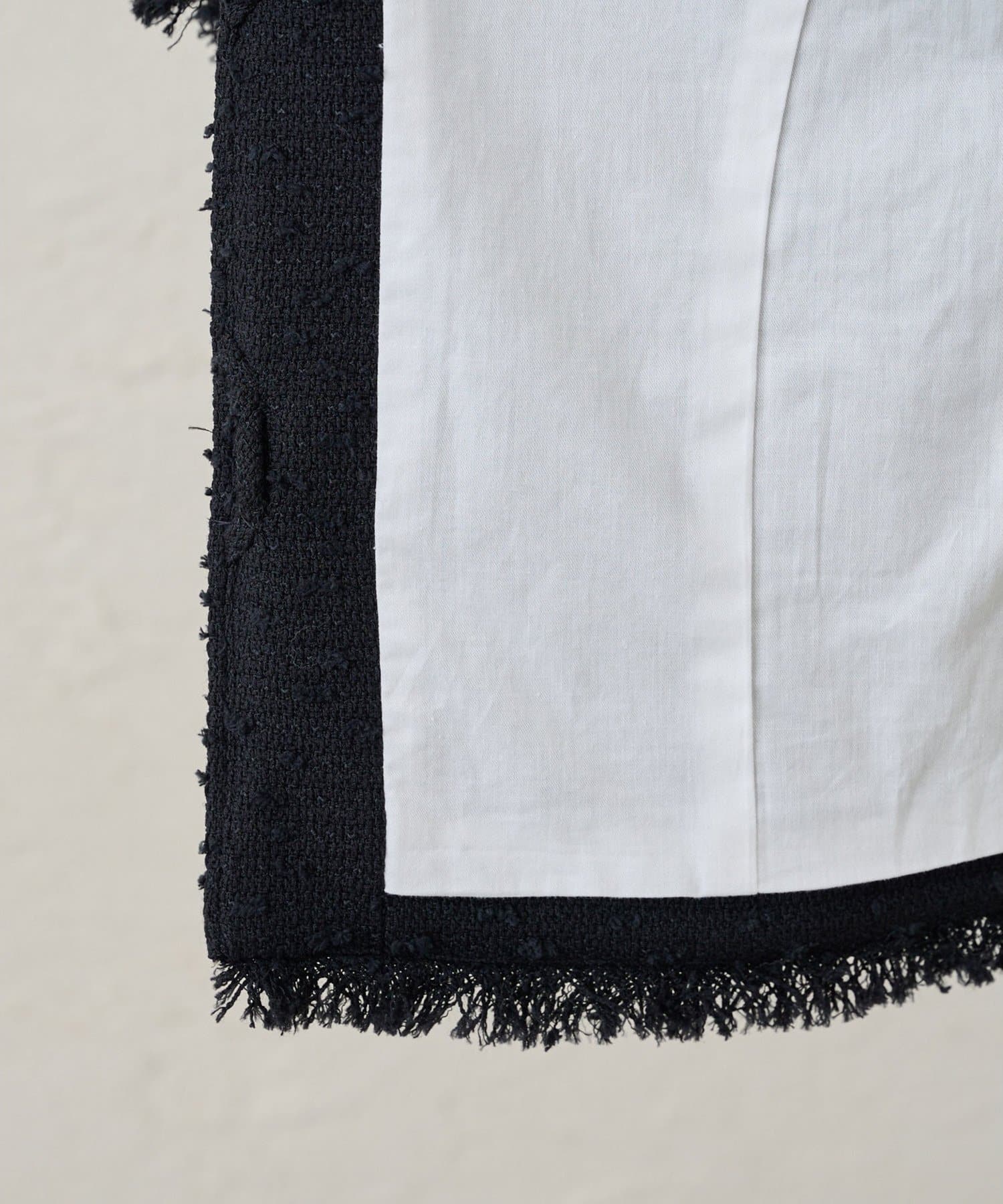 Whim Gazette(ウィム ガゼット) ネップツイードリボンジャケット