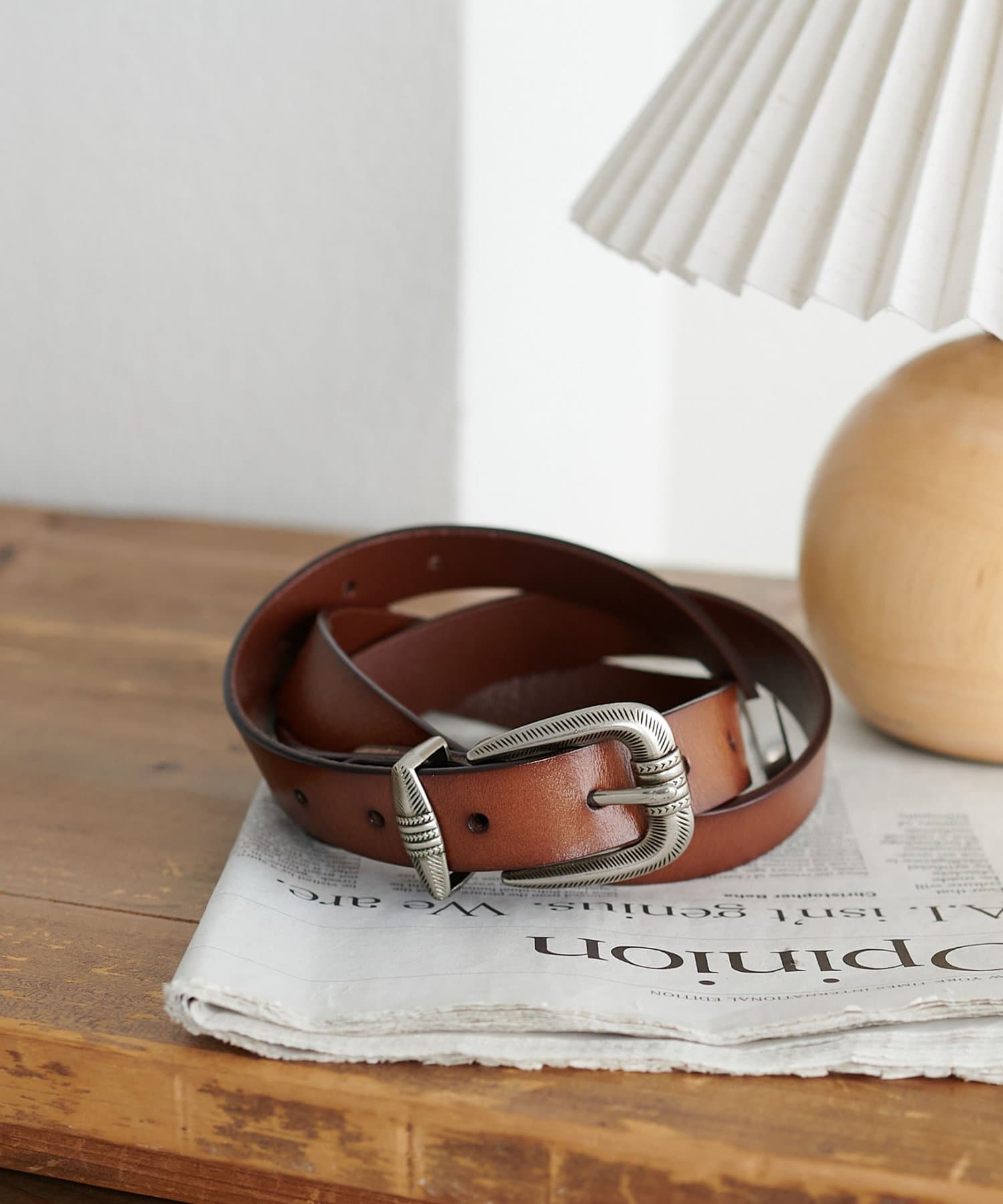 DISCOAT(ディスコート) 【Enlude/ユニセックス】ウエスタンバックルベルト