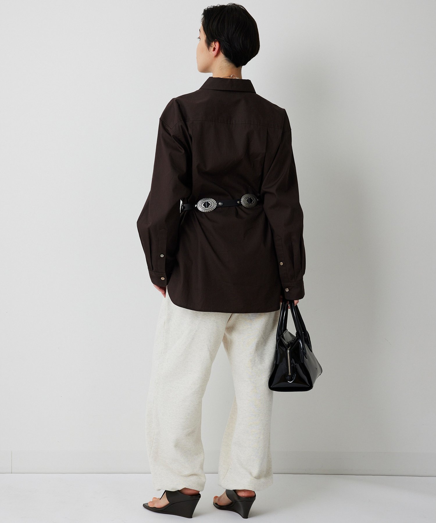 Whim Gazette(ウィム ガゼット) ＜インフルエンサーコラボ＞ブロードシャツ