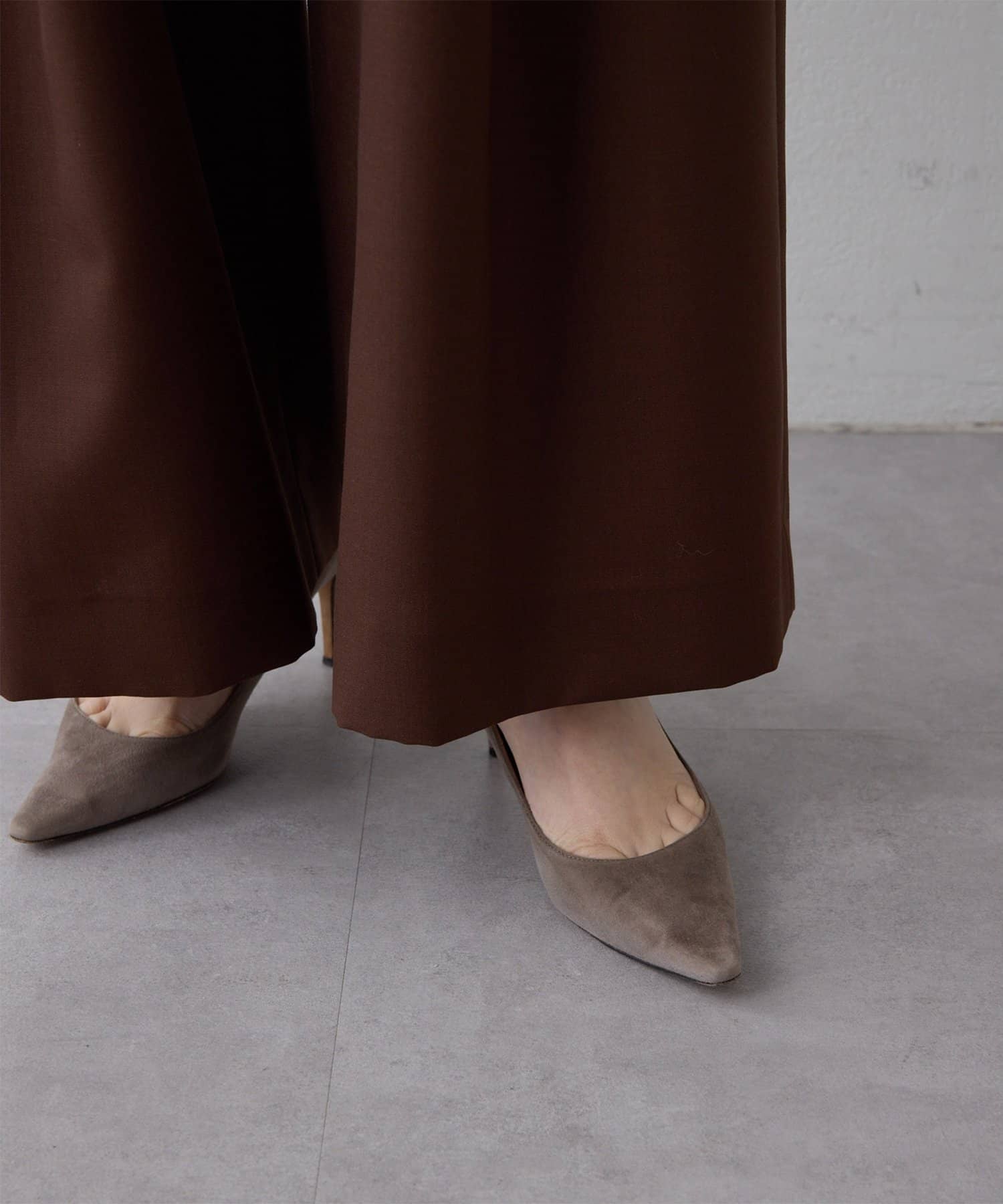 Whim Gazette(ウィム ガゼット) 平織りイージーパンツ