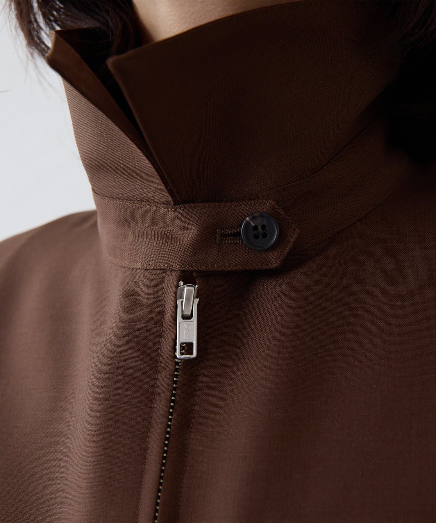 Whim Gazette(ウィム ガゼット) 平織りジップブルゾン