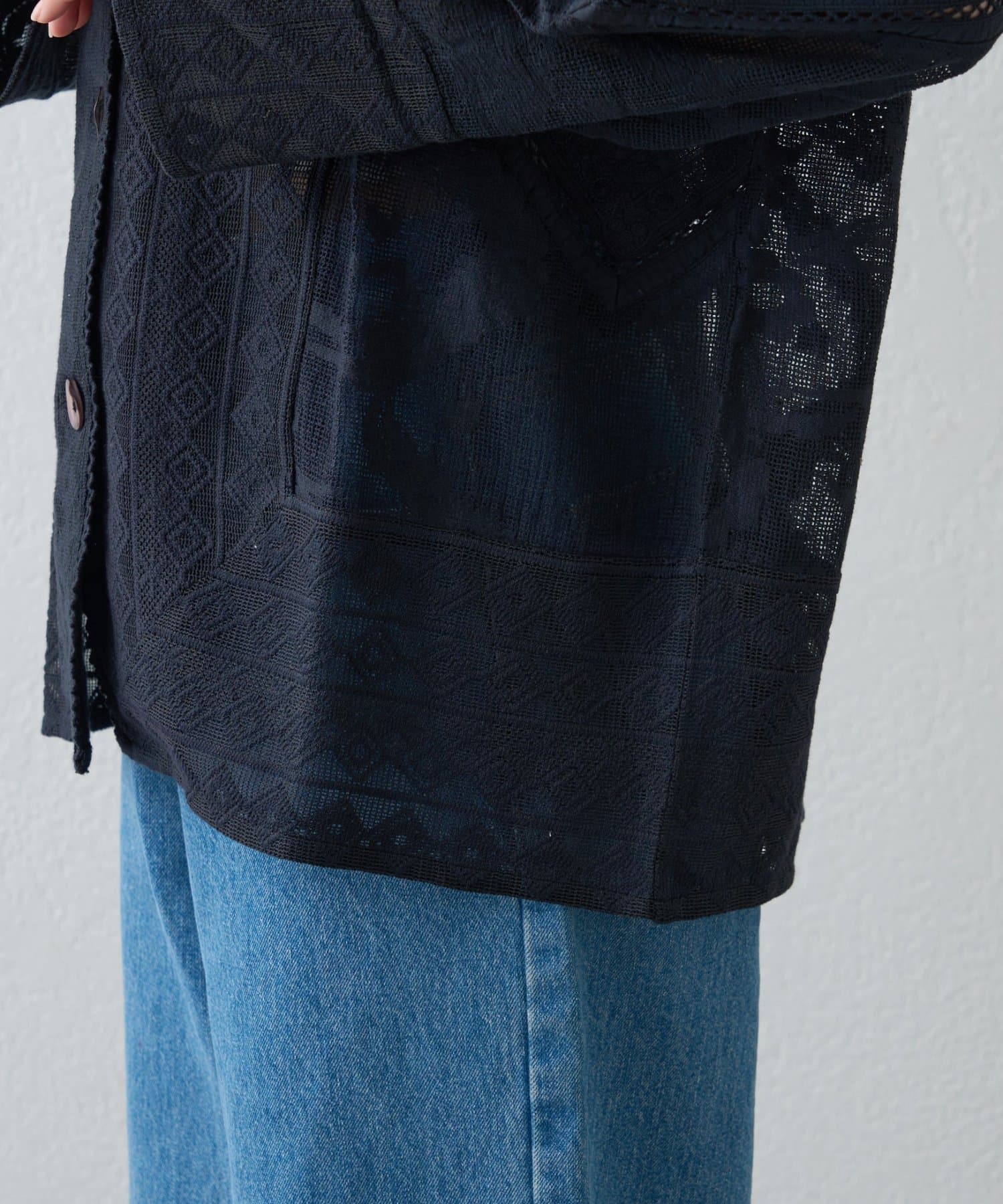 CIAOPANIC TYPY(チャオパニックティピー) 【india】レースリメイク風シャツジャケット