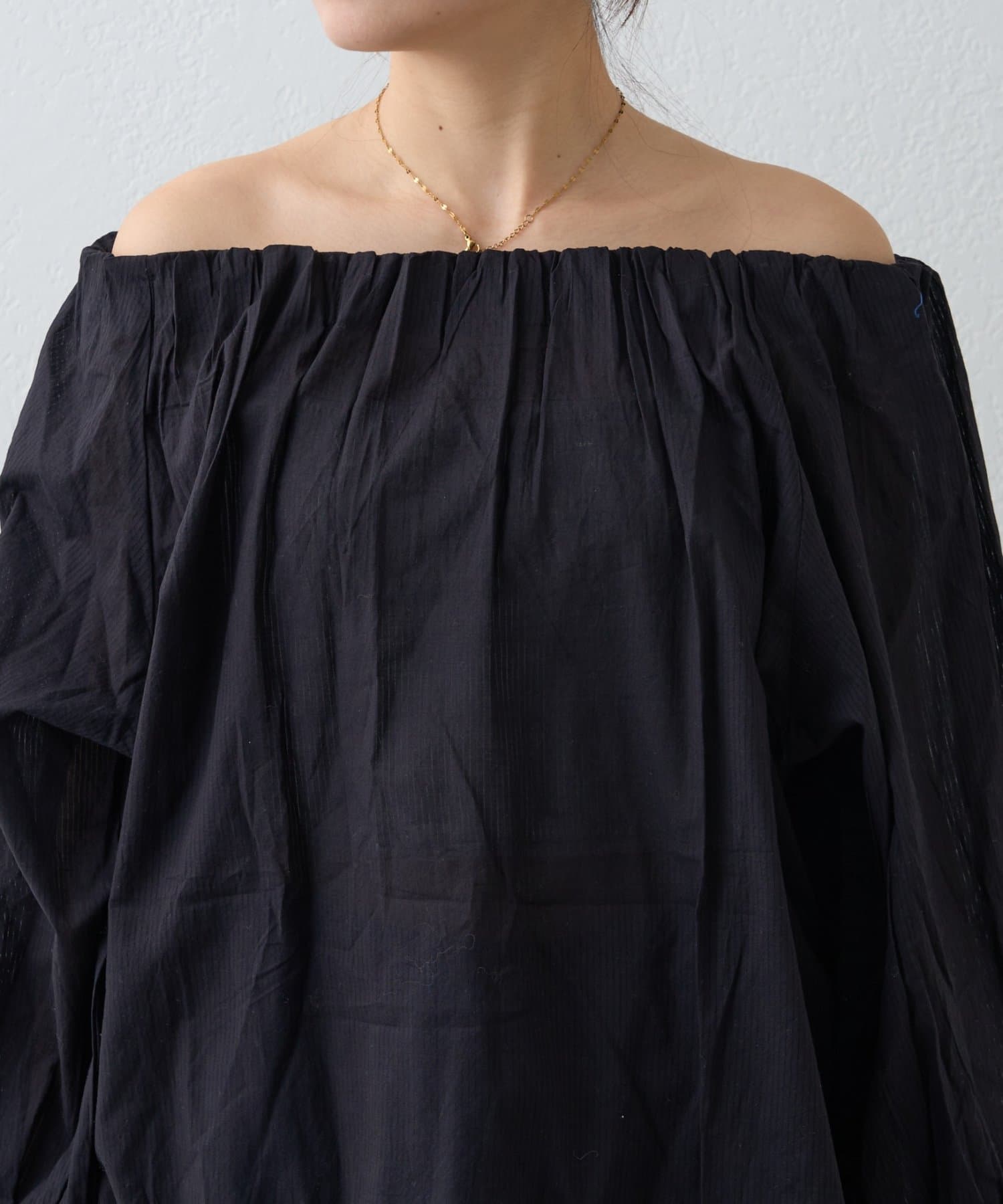 CIAOPANIC TYPY(チャオパニックティピー) 【india】2WAY裾紐ギャザードビーブラウス