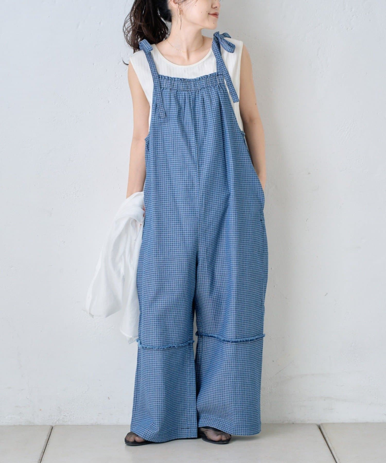 CIAOPANIC TYPY(チャオパニックティピー) 【india】アソート肩紐リボンサロペット