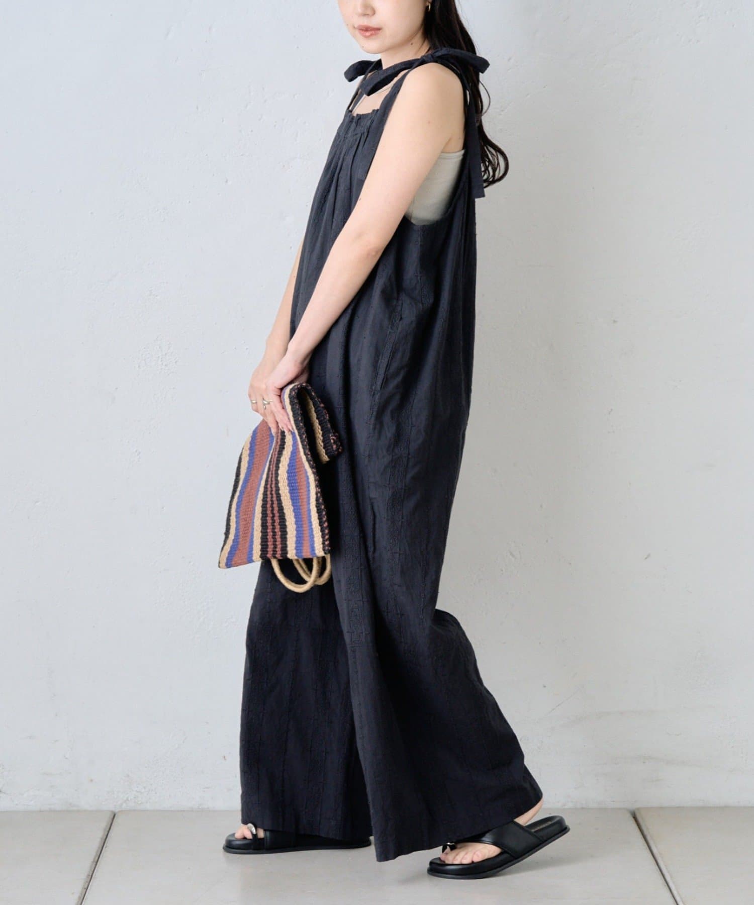 CIAOPANIC TYPY(チャオパニックティピー) 【india】アソート肩紐リボンサロペット