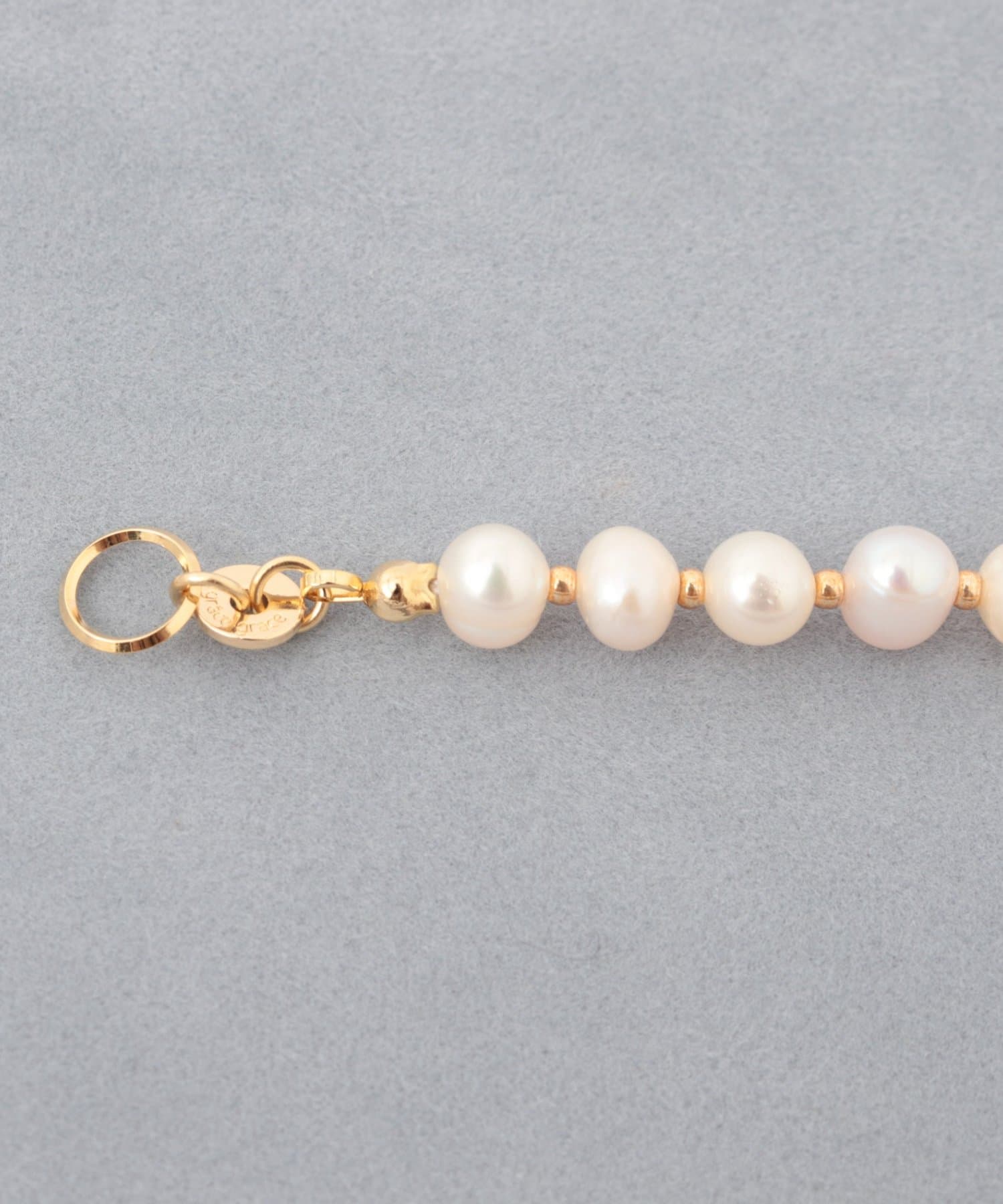 NOLLEY'S(ノーリーズ) 【grace grace/グラスグラス】淡水スキップパールショートネックレス