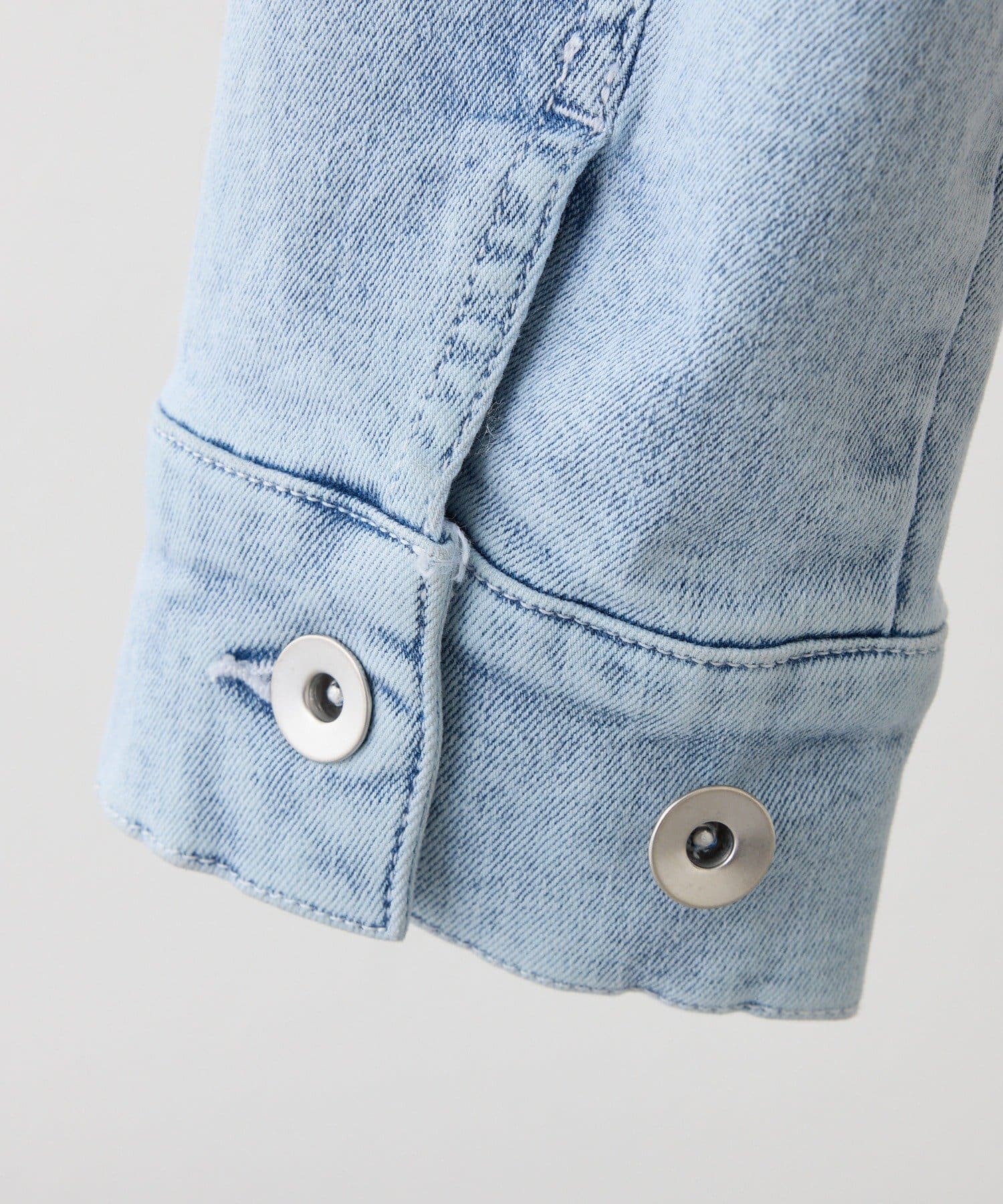 one after another NICE CLAUP(ワンアフターアナザー ナイスクラップ) ビジューデニムジャケット