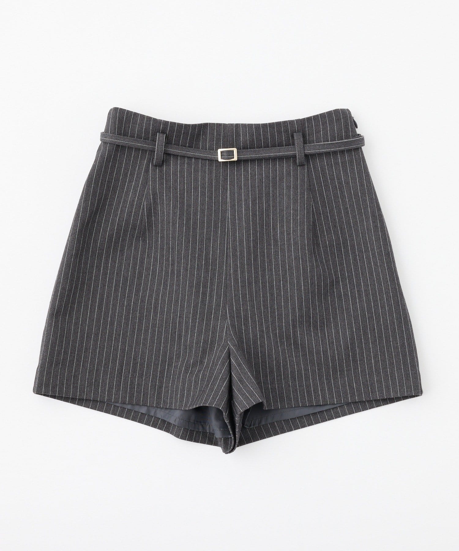 one after another NICE CLAUP(ワンアフターアナザー ナイスクラップ) ベルト付きツイードショートパンツ【セットアップ可能】