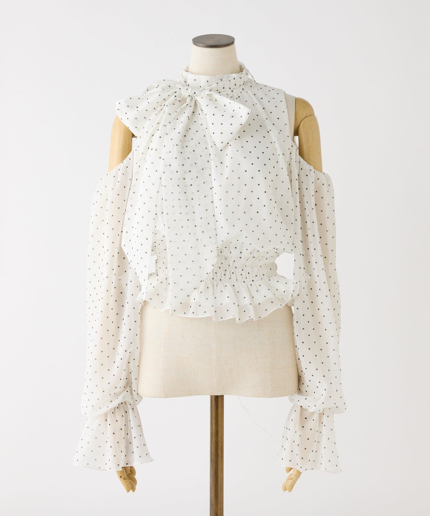 one after another NICE CLAUP(ワンアフターアナザー ナイスクラップ) ボウタイアメスリシアーブラウス