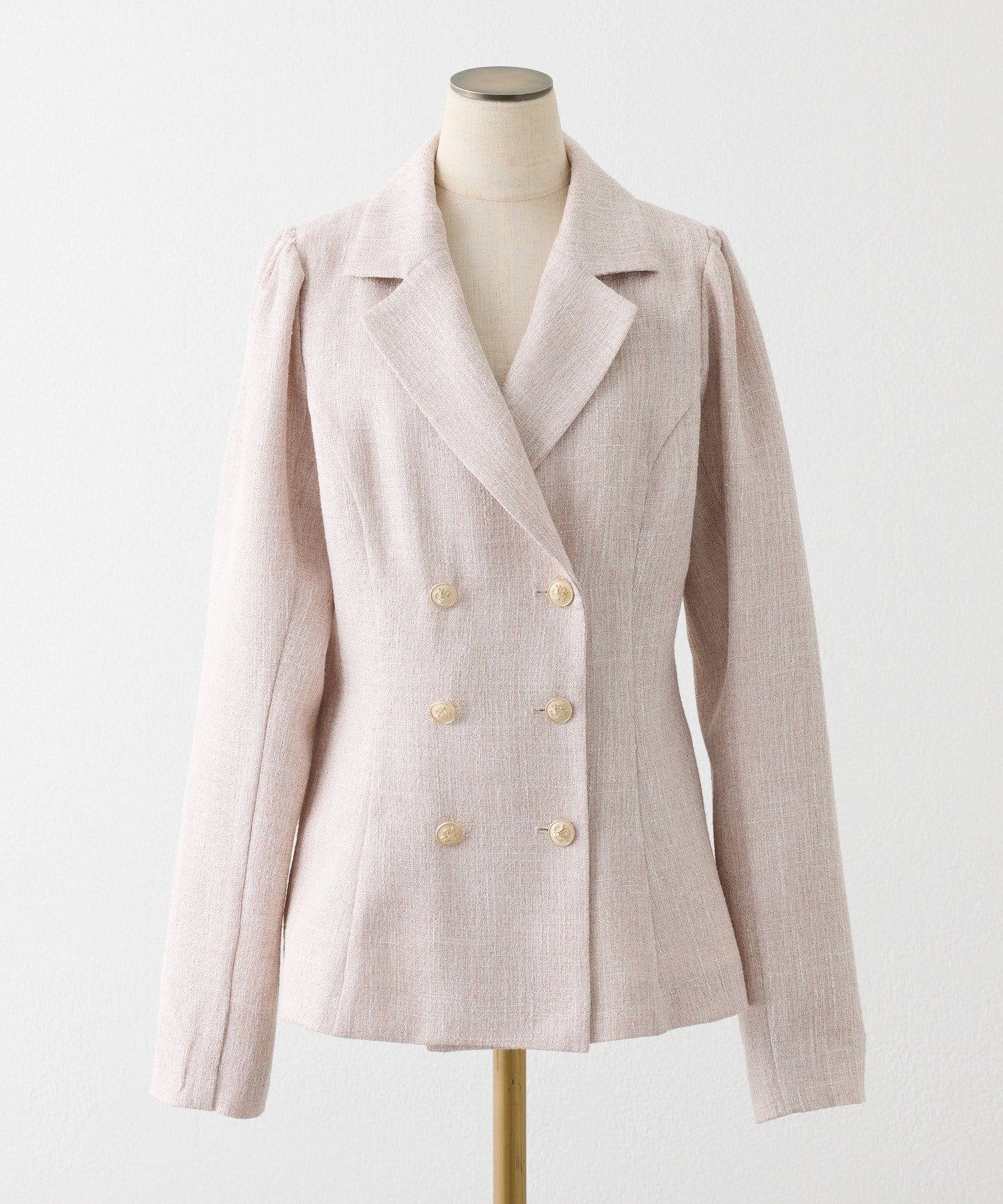 one after another NICE CLAUP(ワンアフターアナザー ナイスクラップ) 【premiumorder】後ろレースアップテーラードジャケット/SM展開