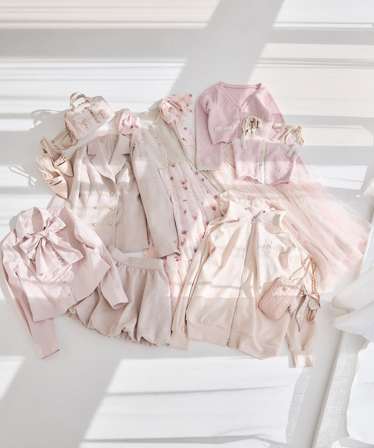 one after another NICE CLAUP(ワンアフターアナザー ナイスクラップ) 【premiumorder】後ろレースアップテーラードジャケット/SM展開