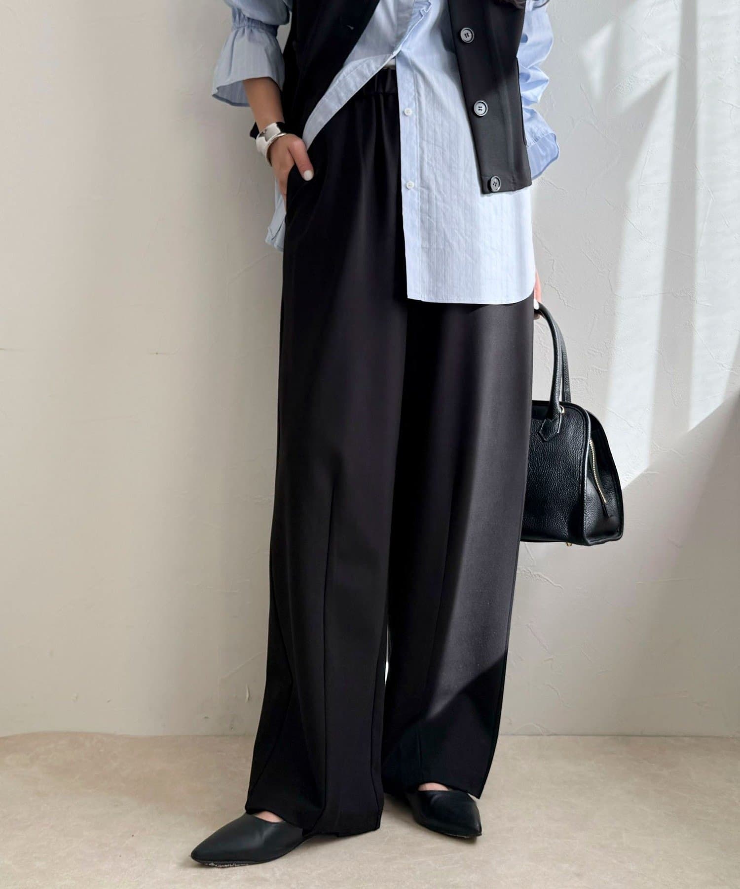 FREDY & GLOSTER(フレディ アンド グロスター) 【セットアップ対応】ポンチイージーカーブパンツ