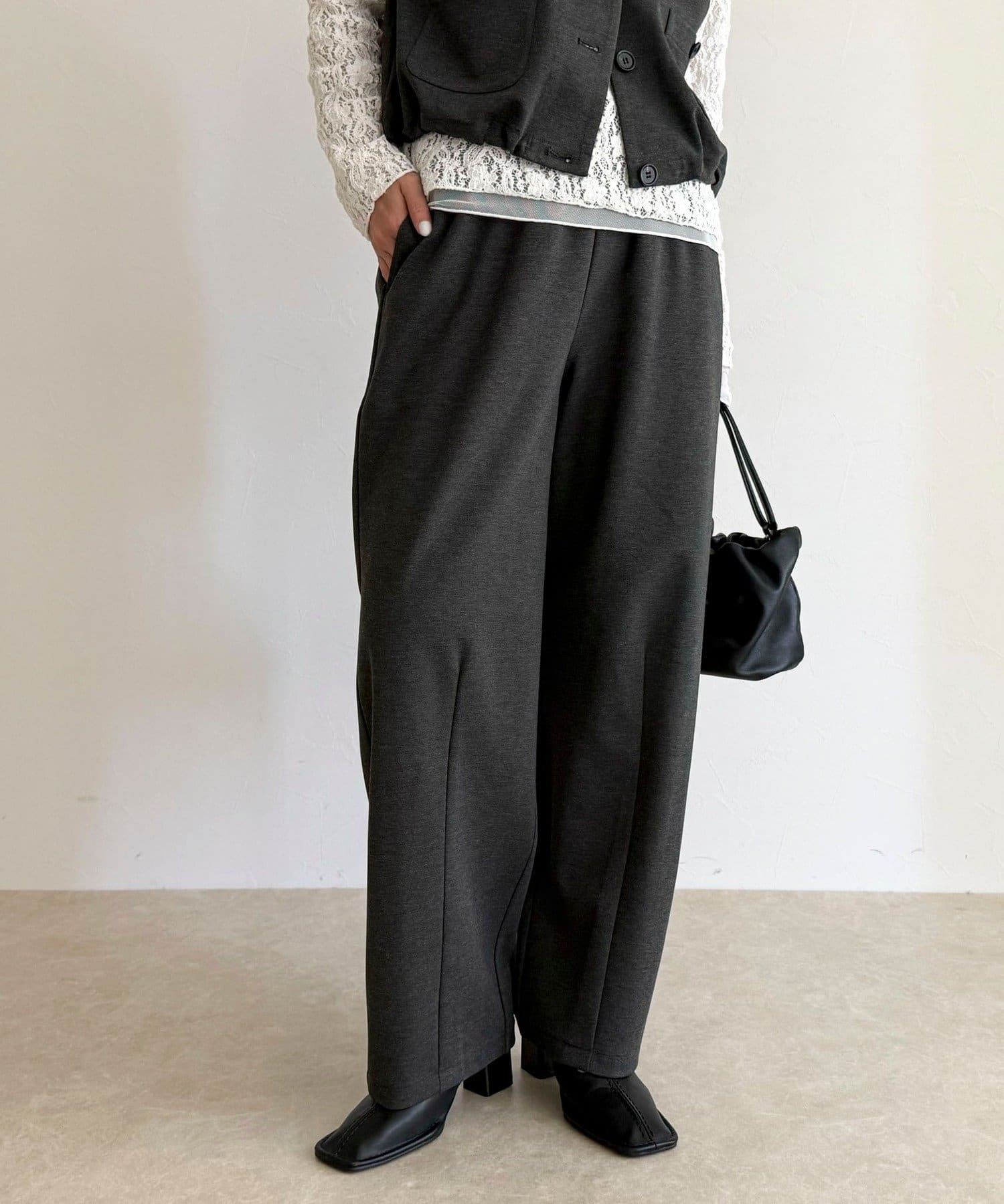 FREDY & GLOSTER(フレディ アンド グロスター) 【セットアップ対応】ポンチイージーカーブパンツ