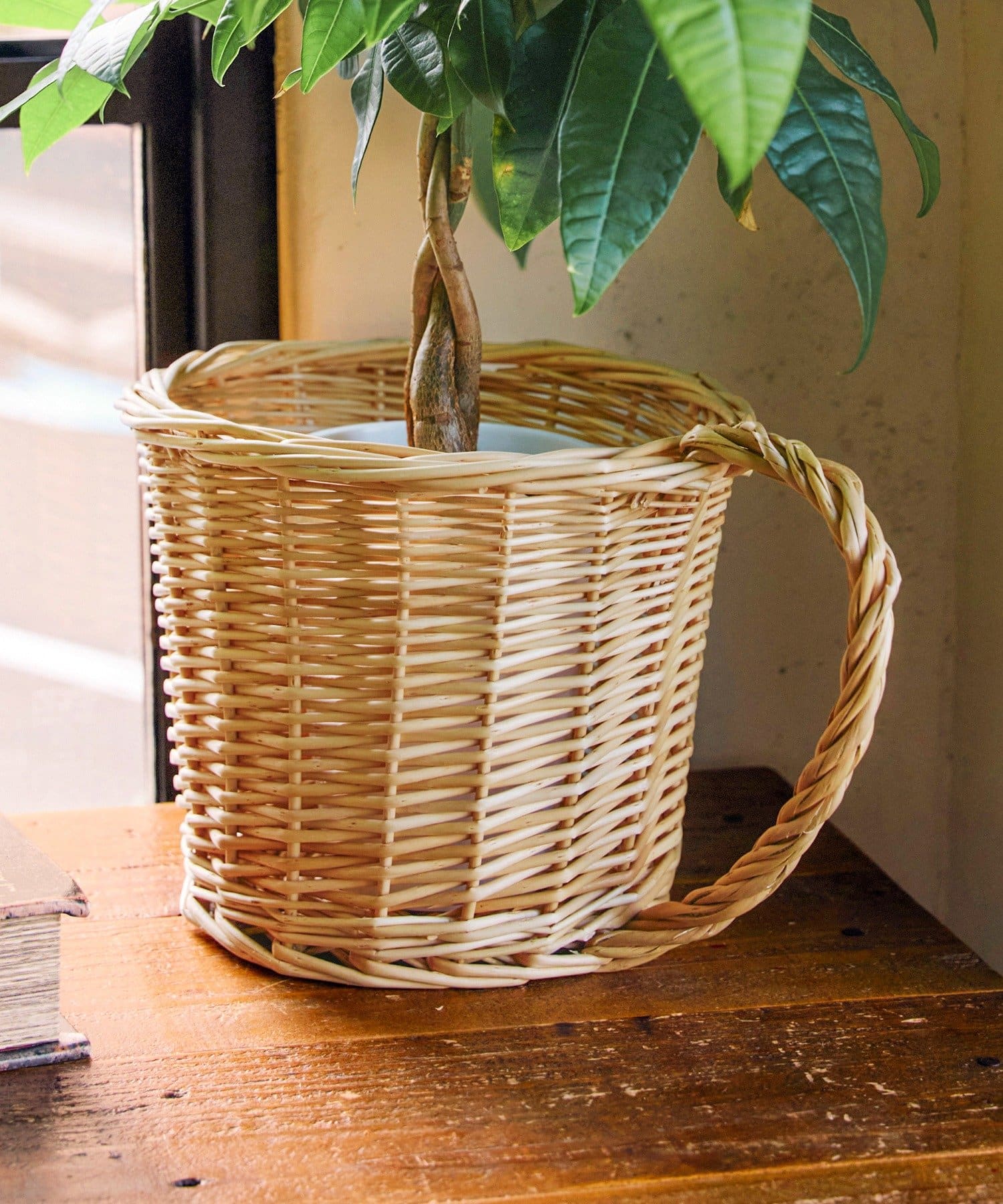 salut!(サリュ) 柳コップ型バスケット：M