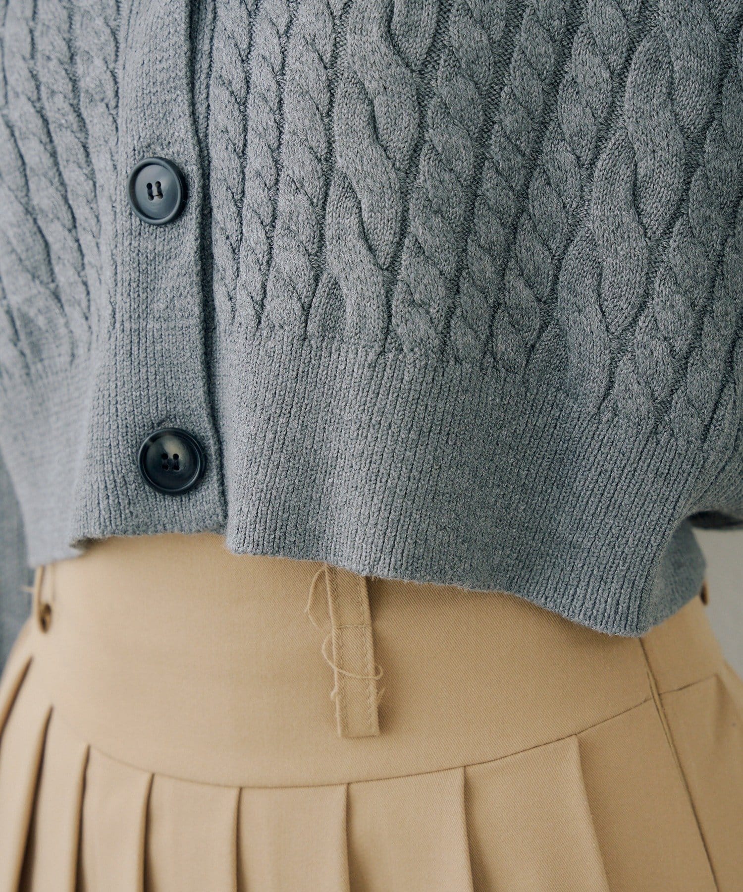 Remind me and forever(リマインドミーアンドフォーエバー) 袖レースアップカーデ