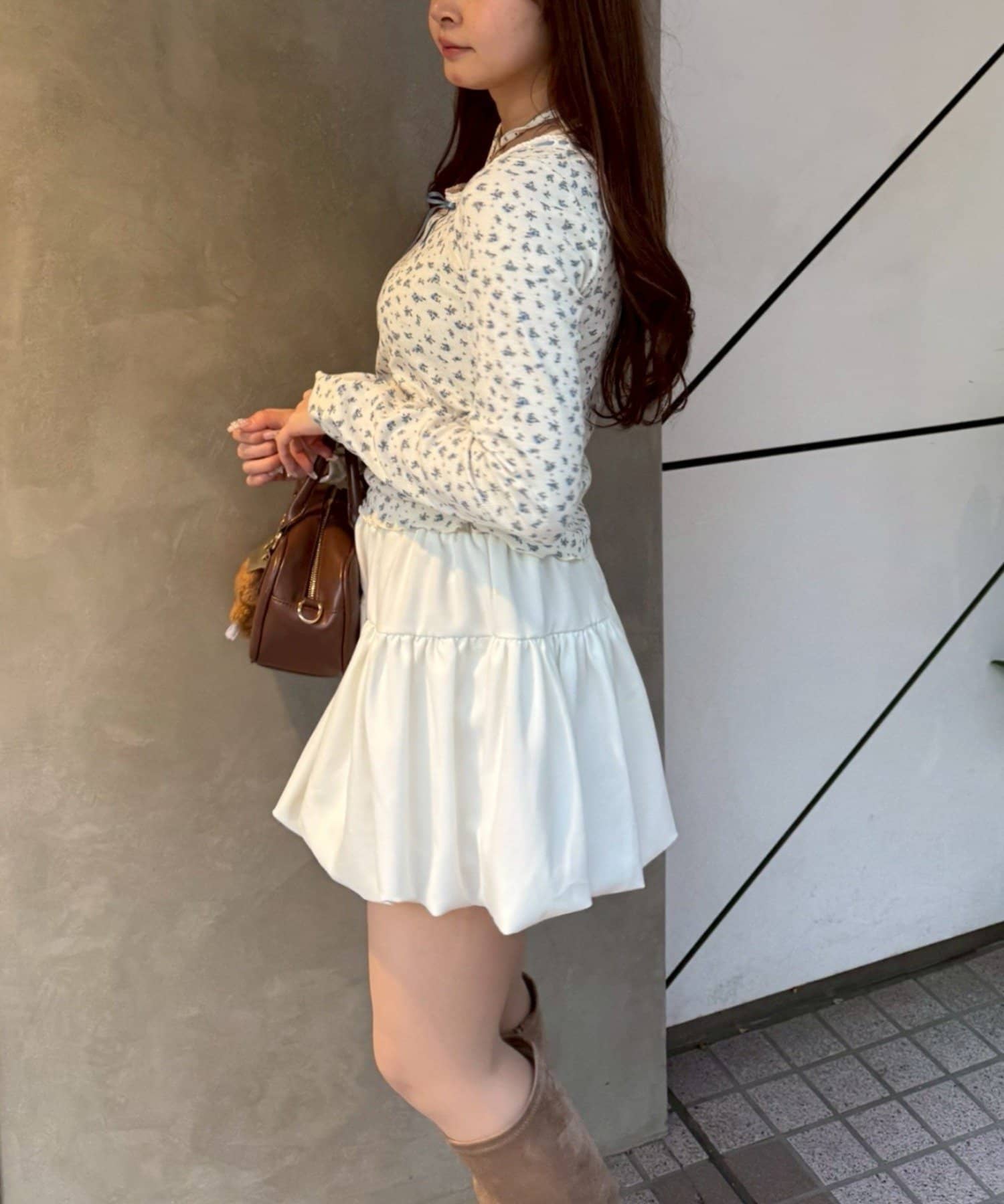 Remind me and forever(リマインドミーアンドフォーエバー) 衿レースリボンテレコトップス