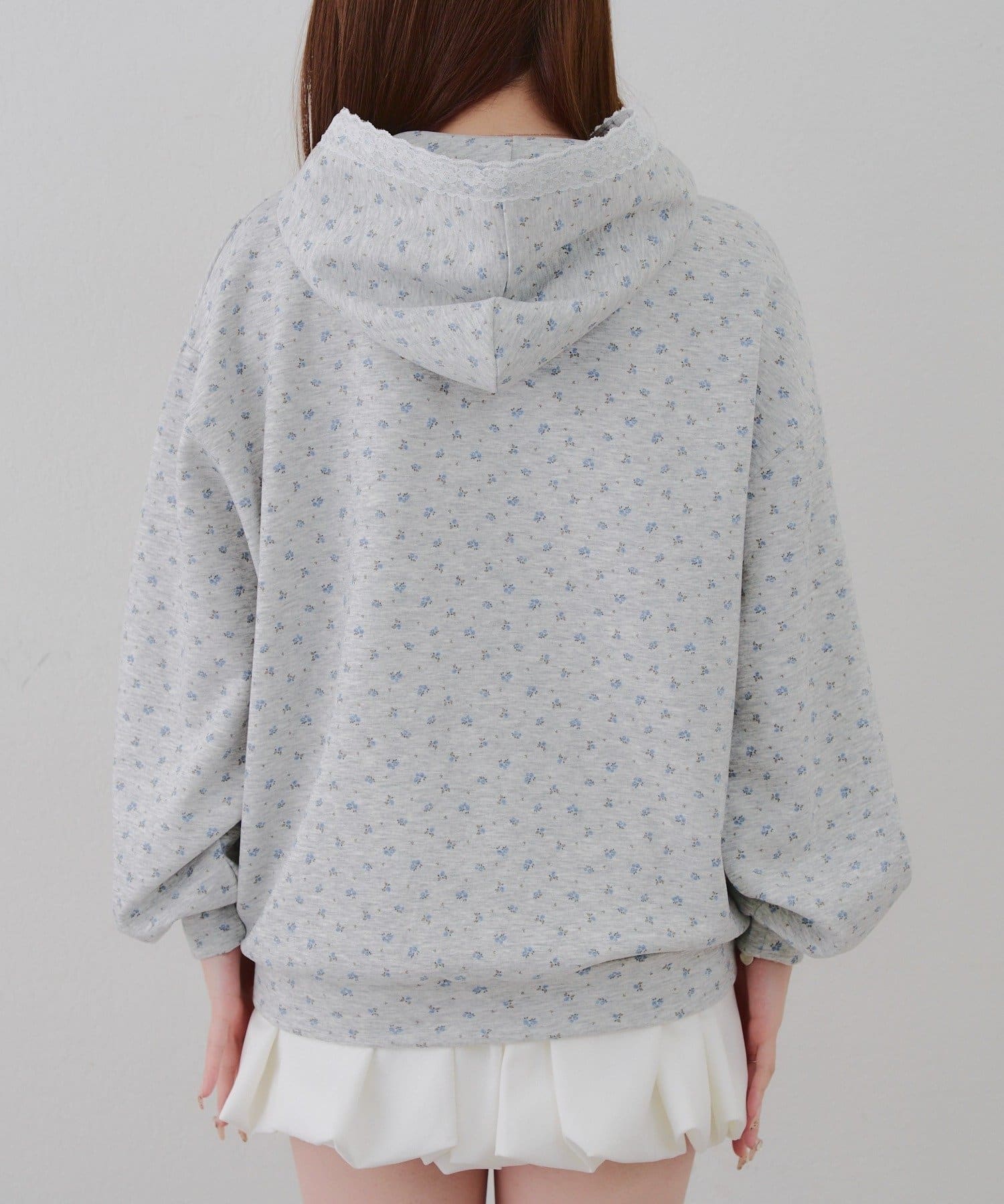 Remind me and forever(リマインドミーアンドフォーエバー) 【2026SS】レース使いZIPUPパーカー