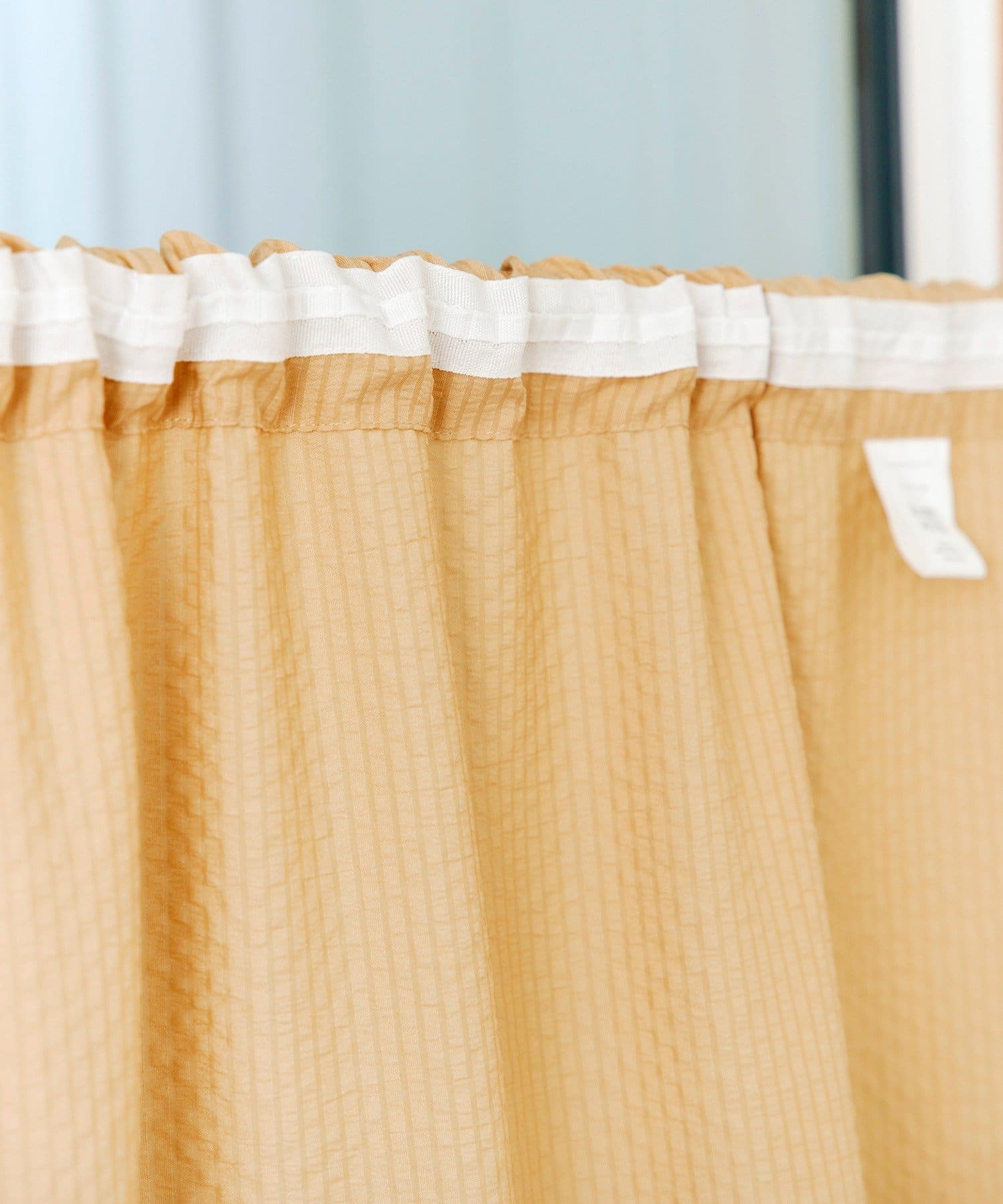 salut!(サリュ) ストライプワイドカーテン：180×180cm