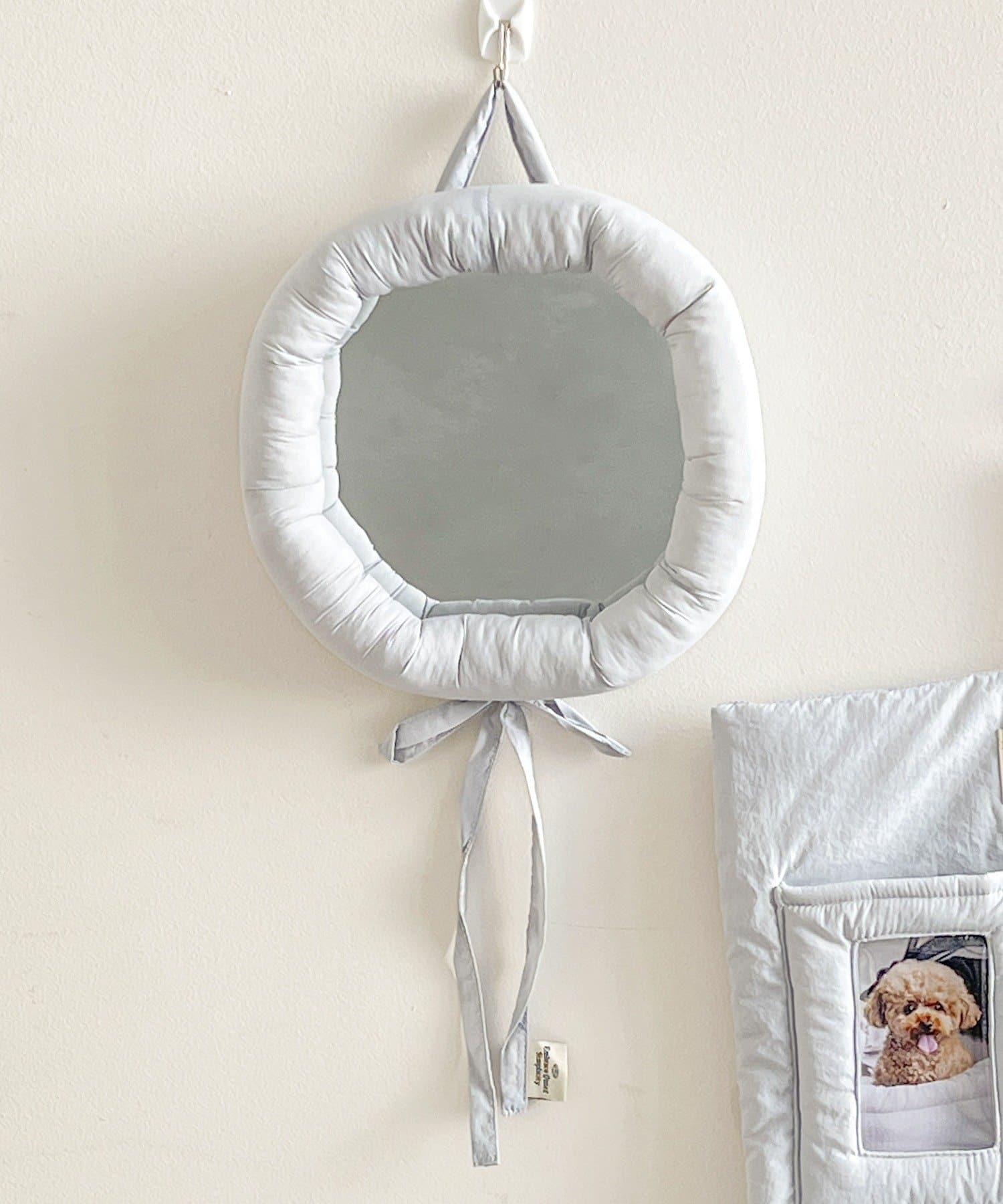 3COINS(スリーコインズ) モコモコウォールミラー