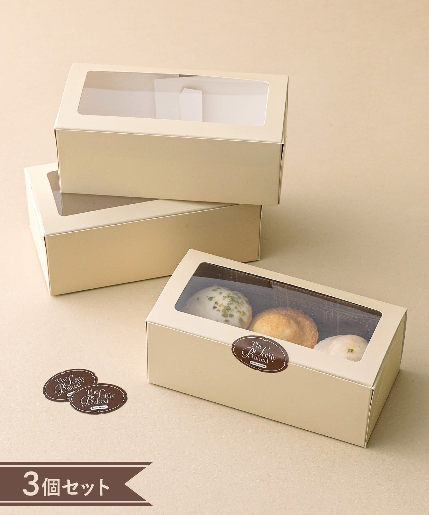 3COINS(スリーコインズ) ラッピングボックス：M／Valentine