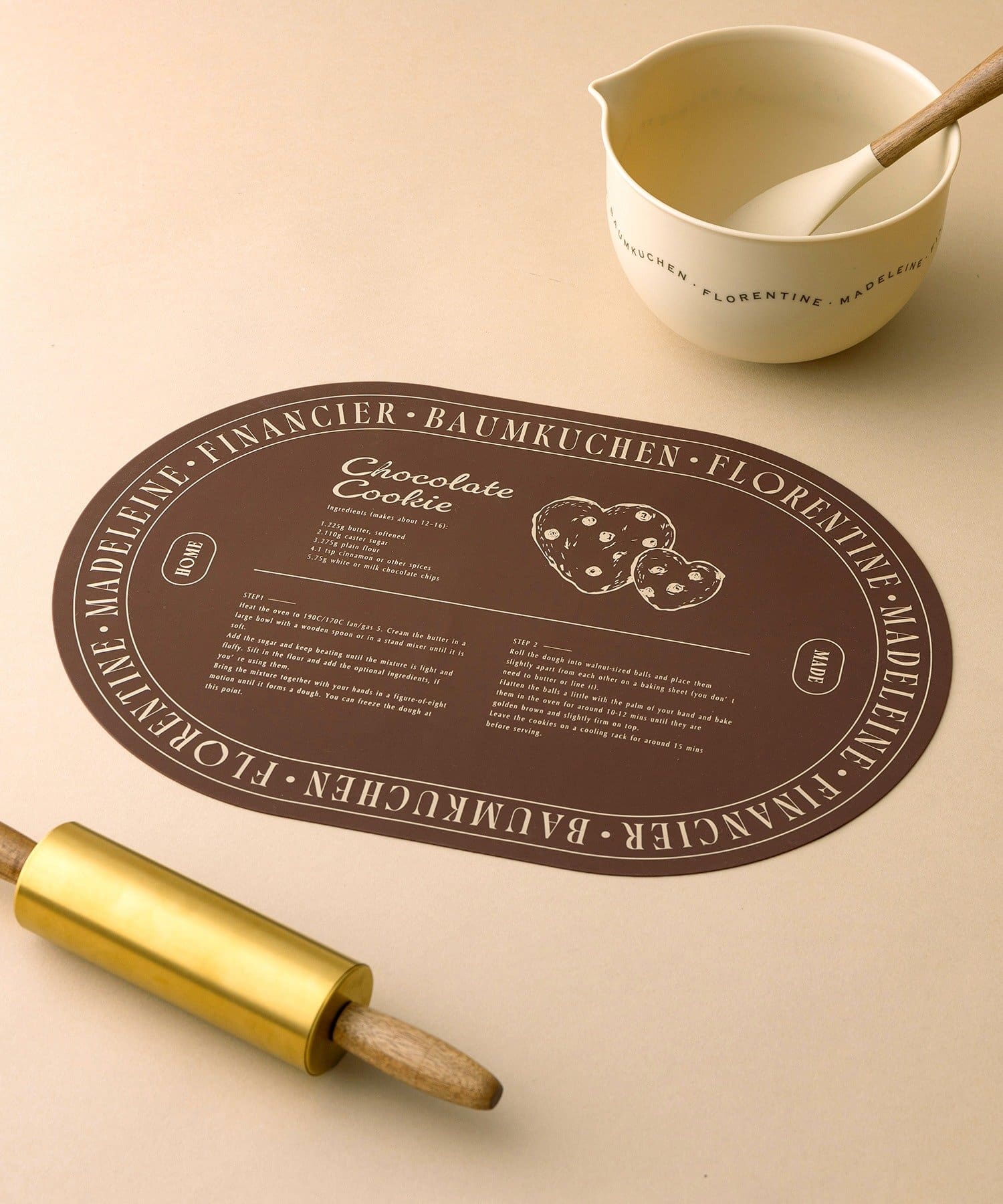 3COINS(スリーコインズ) クッキングマット／Valentine