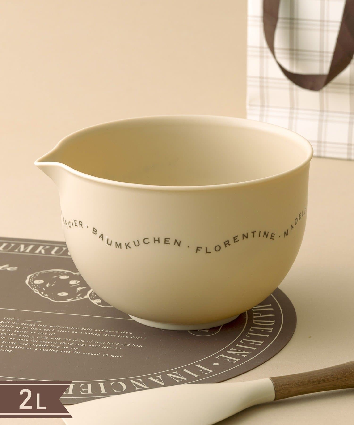 3COINS(スリーコインズ) 耐熱PPボウル：M（2L）／Valentine