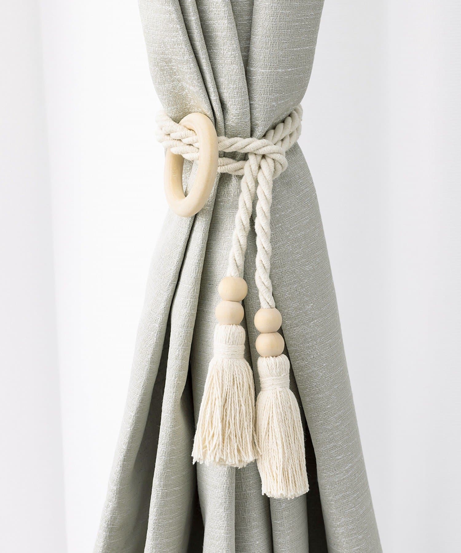 3COINS(スリーコインズ) パーツ付きカーテンタッセル