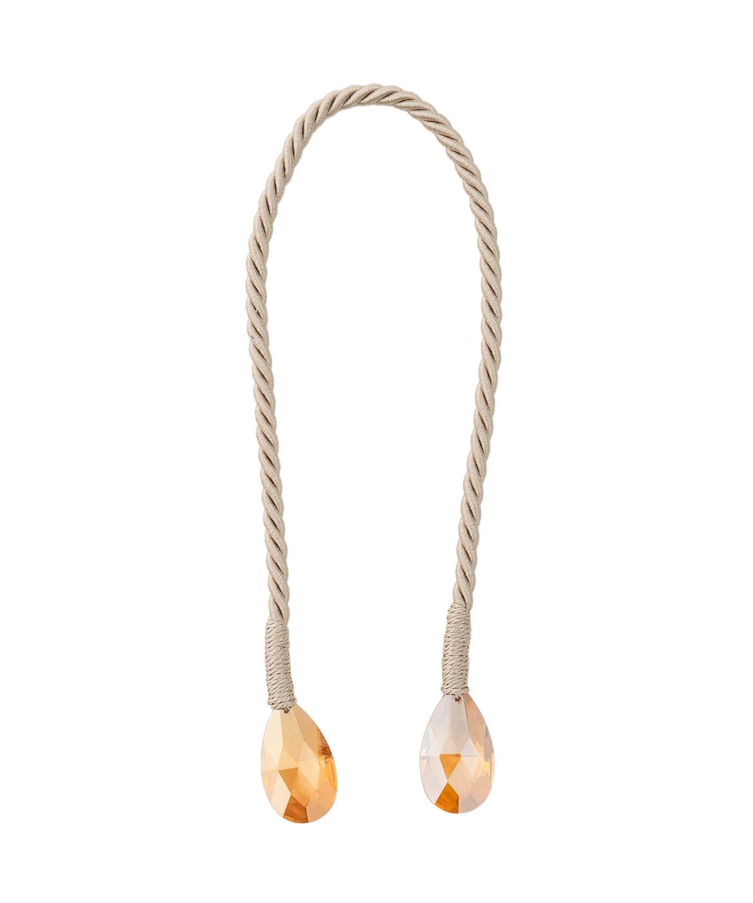 3COINS(スリーコインズ) しずく型カーテンタッセル2個セット