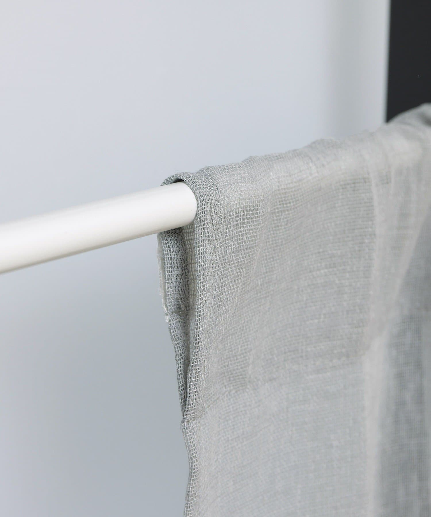 3COINS(スリーコインズ) 麻風スタイルカーテン：180×100cm