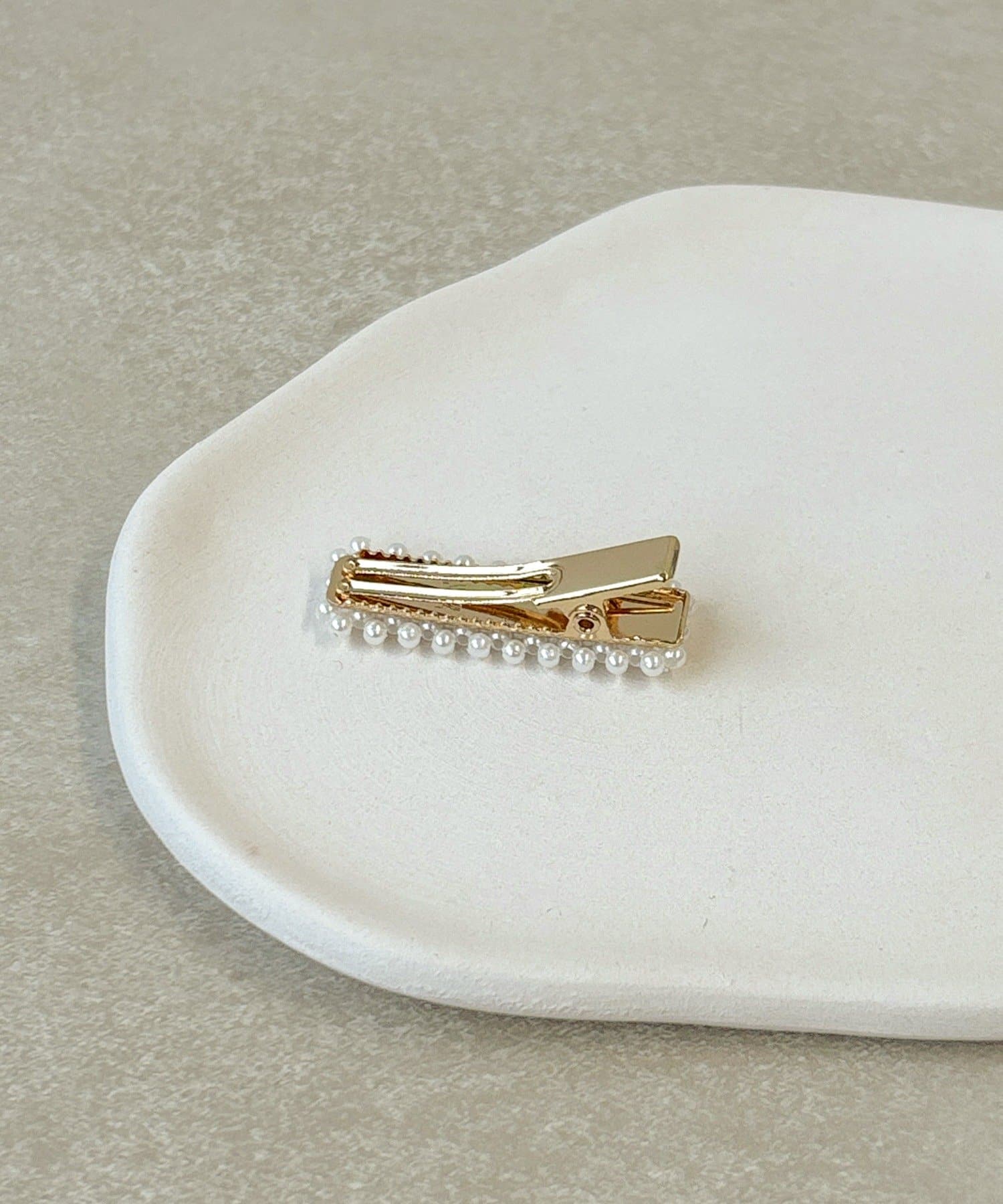 3COINS(スリーコインズ) パールミニクリップ2個セット