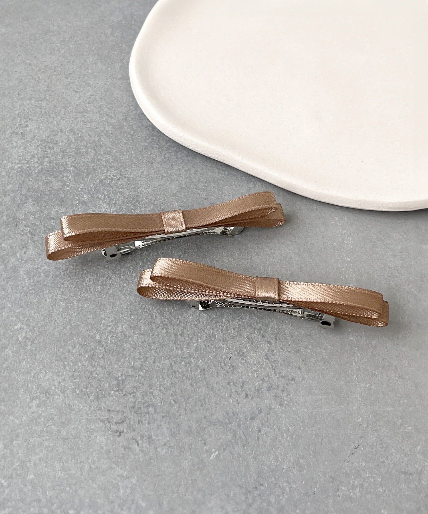 3COINS(スリーコインズ) サテンリボンミニバレッタ2個セット