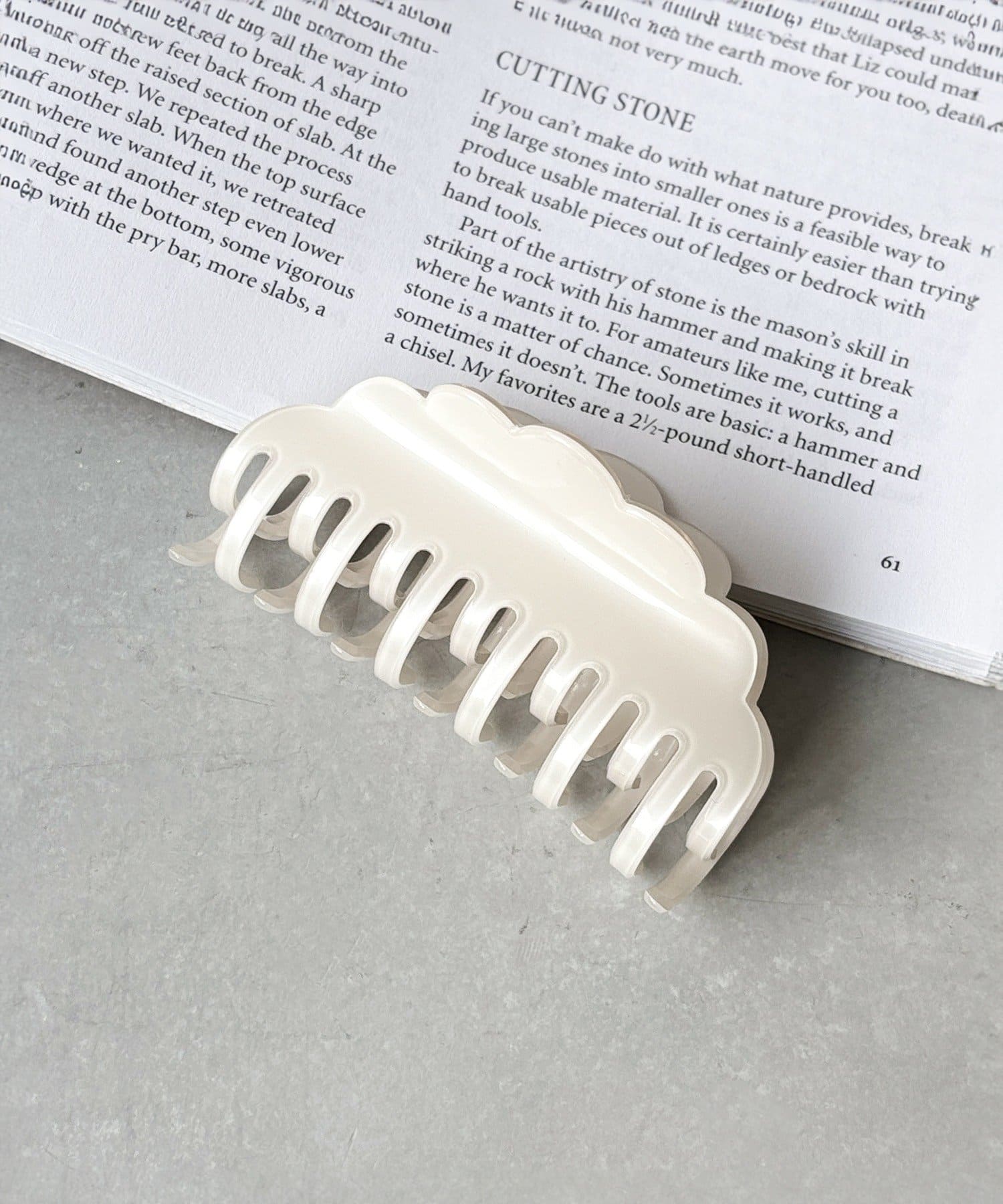 3COINS(スリーコインズ) ダブルコームスカラップカラーバンス