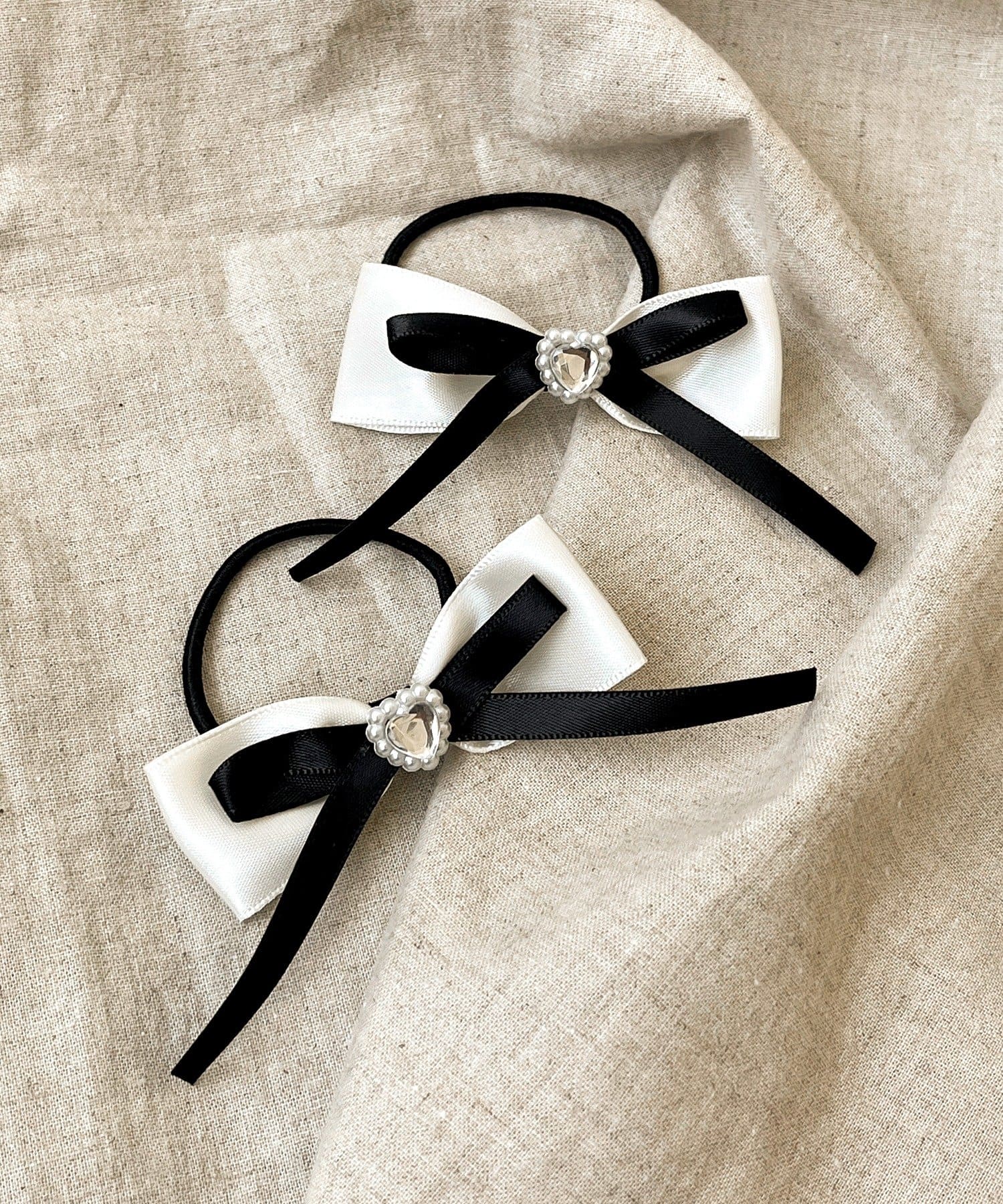 3COINS(スリーコインズ) サテンリボンポニー2個セット／KIDS