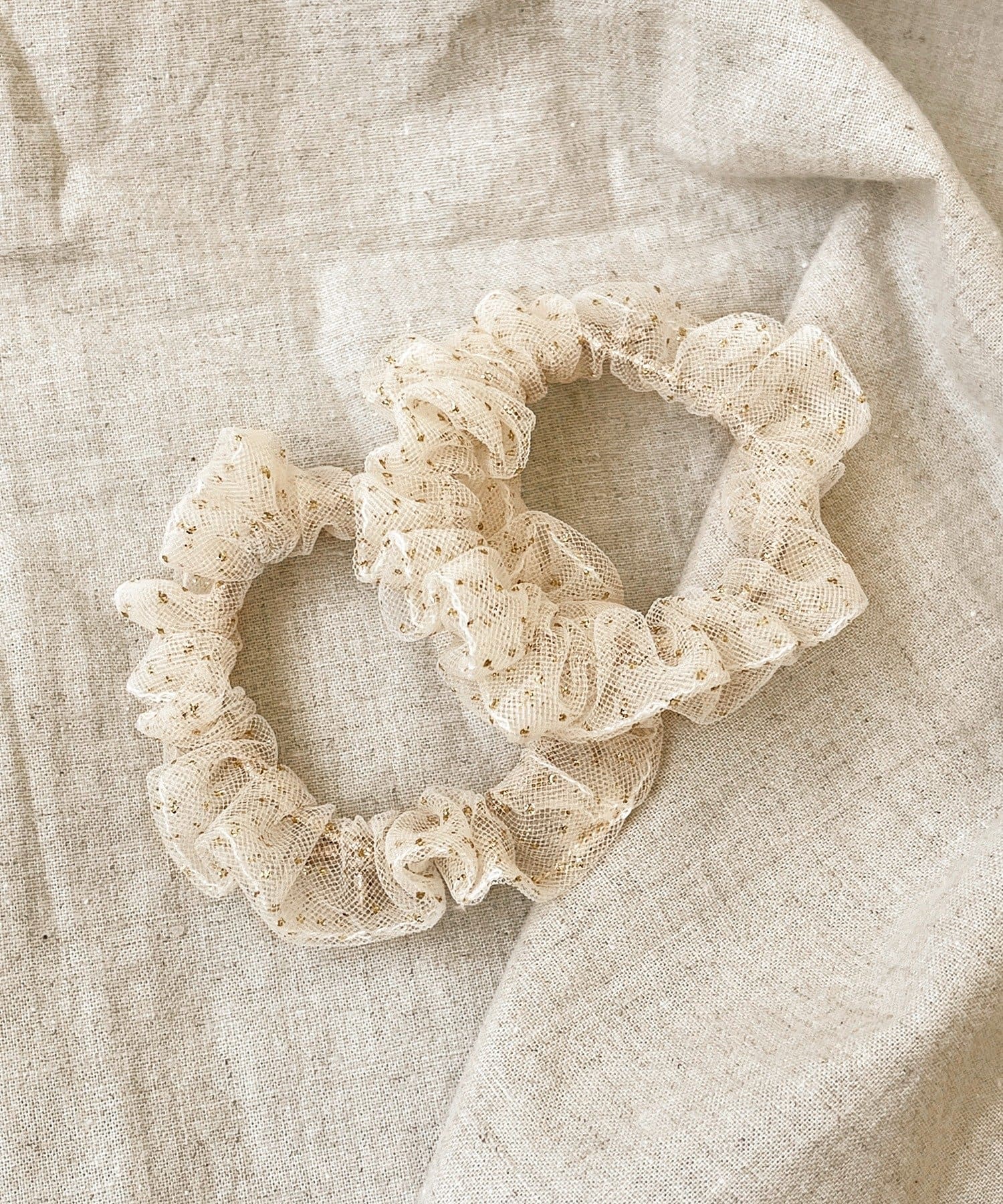 3COINS(スリーコインズ) ラメチュールシュシュ2個セット／KIDS