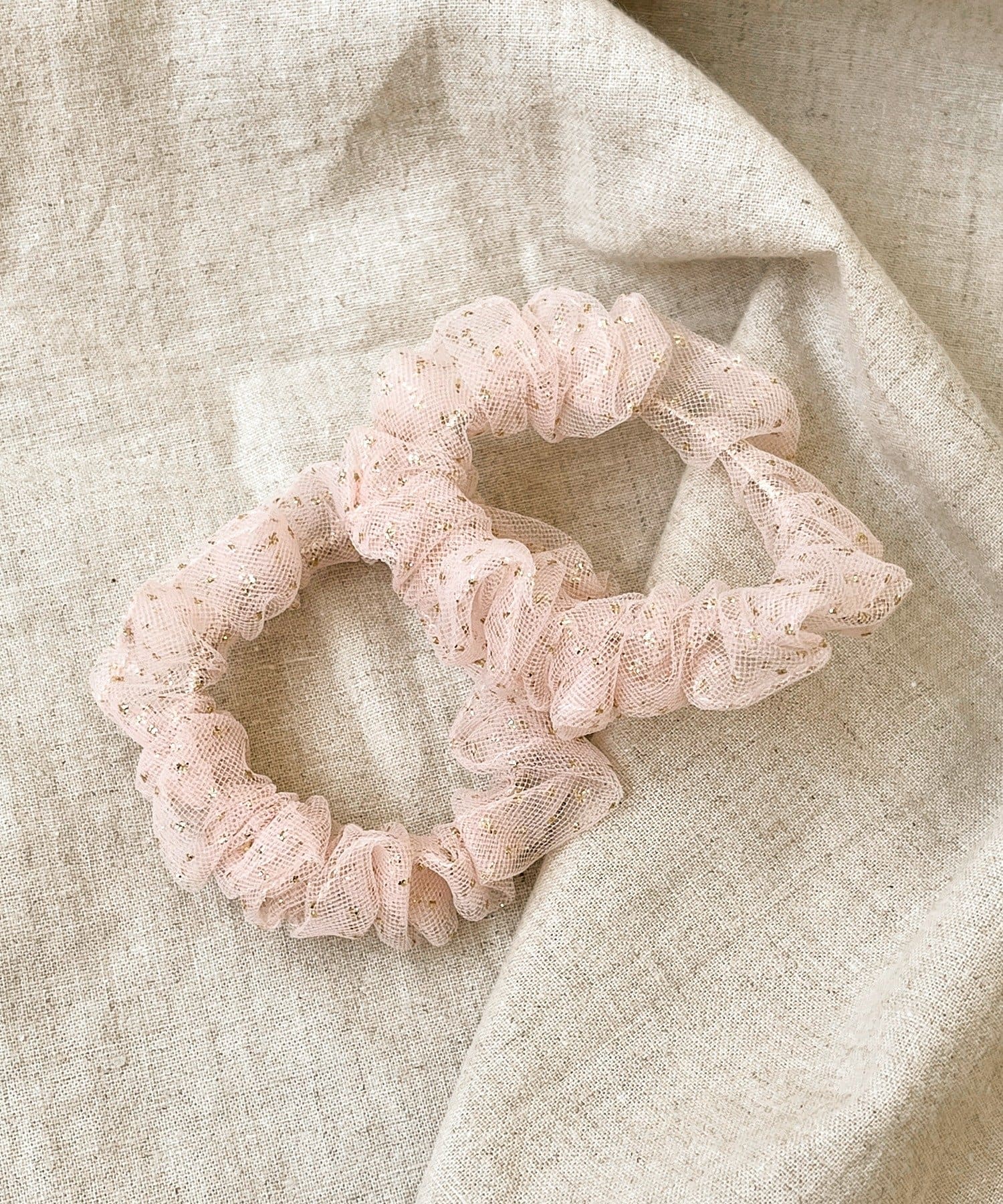 3COINS(スリーコインズ) ラメチュールシュシュ2個セット／KIDS