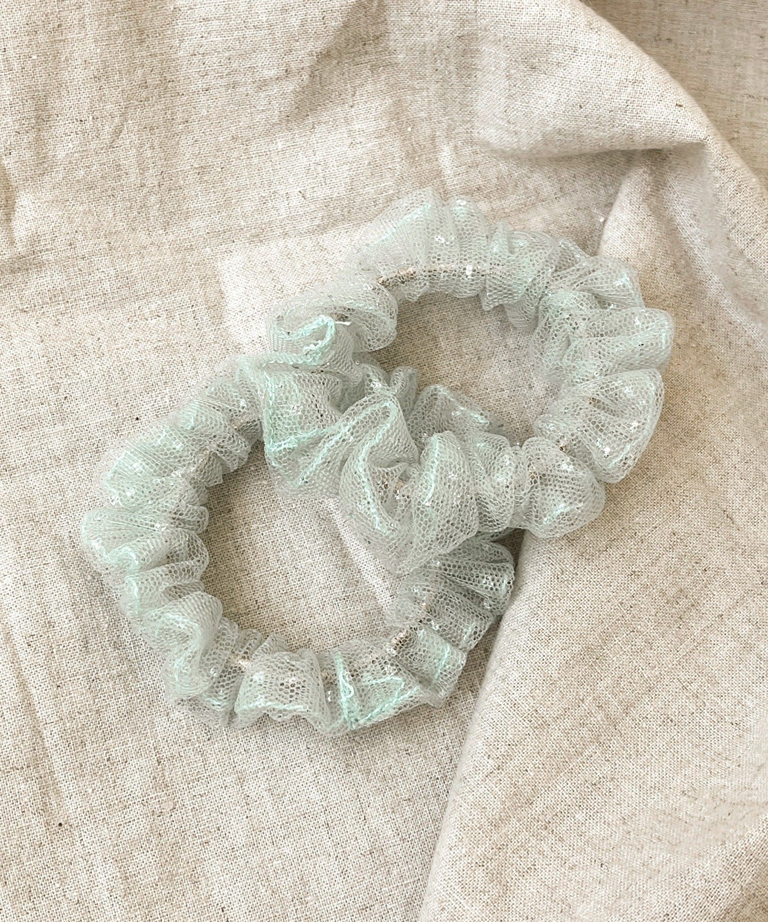 3COINS(スリーコインズ) ラメチュールシュシュ2個セット／KIDS