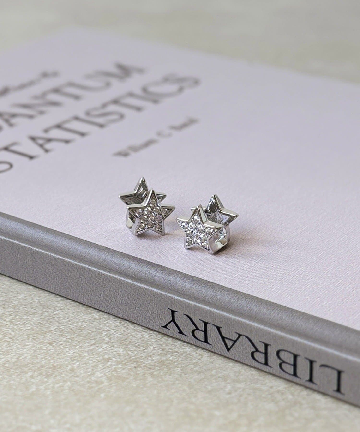 3COINS(スリーコインズ) キラキラスターワンタッチピアス