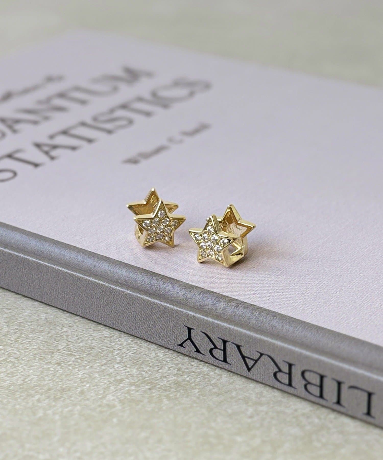 3COINS(スリーコインズ) キラキラスターワンタッチピアス