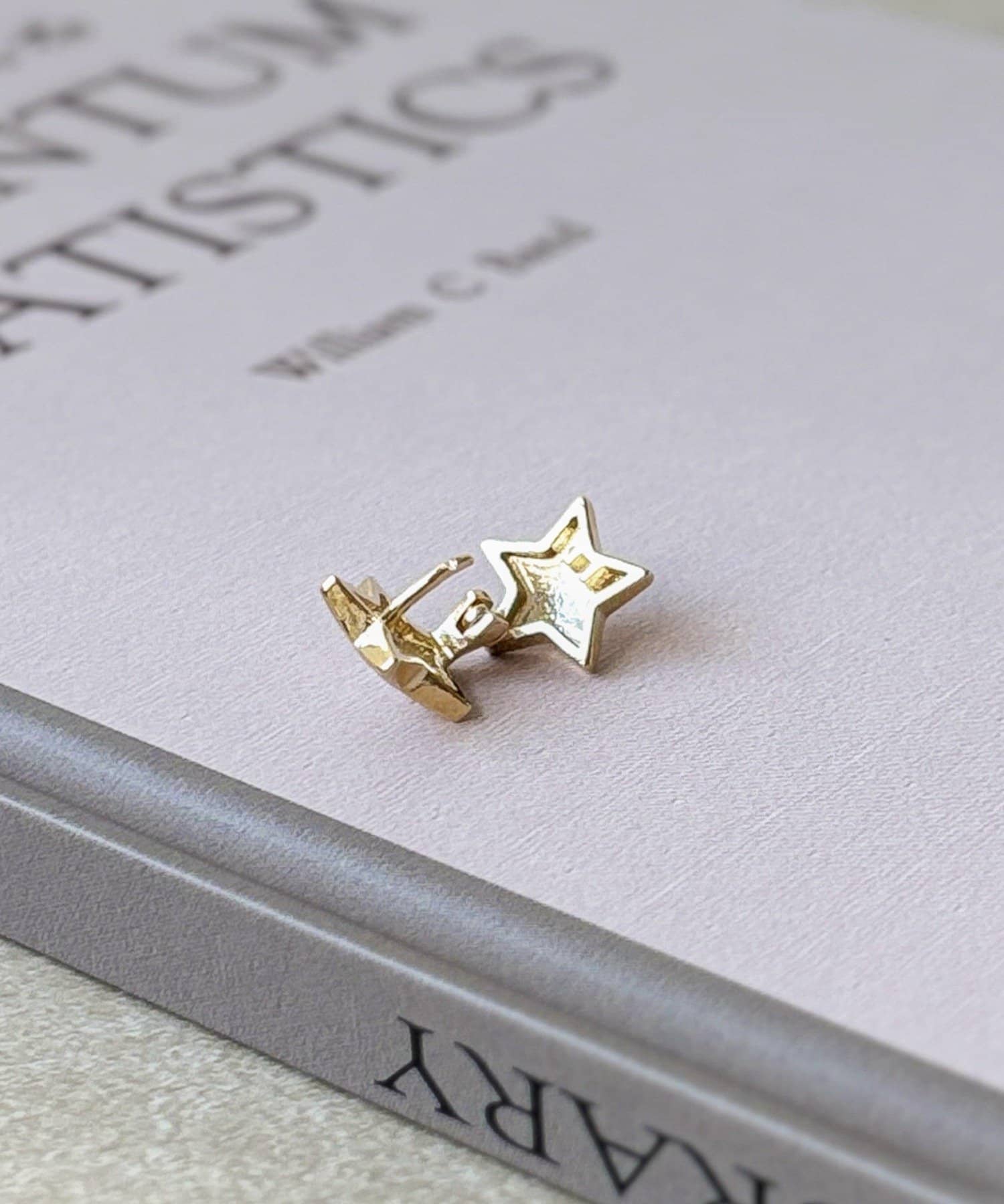 3COINS(スリーコインズ) キラキラスターワンタッチピアス