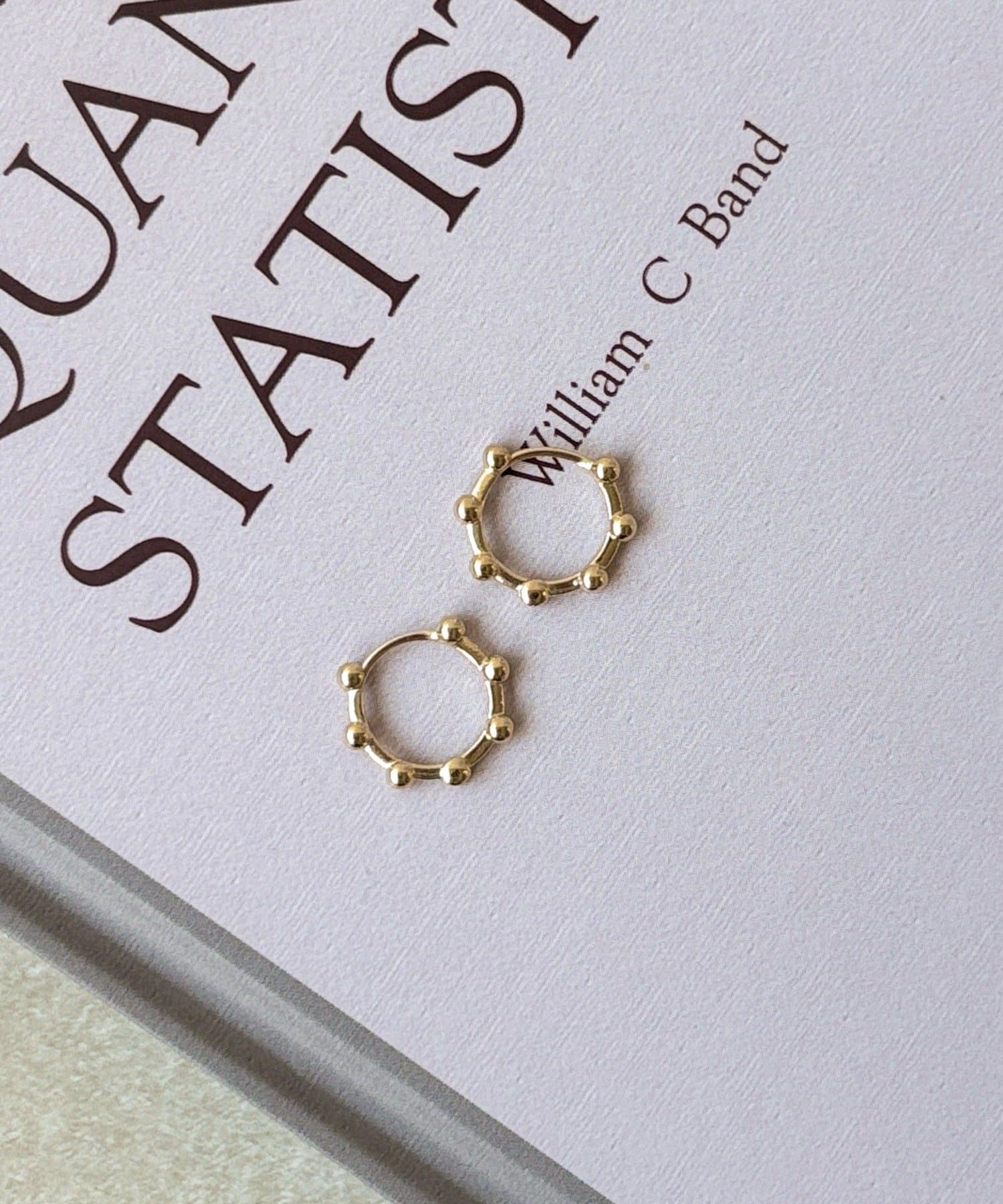 3COINS(スリーコインズ) ドットメタルワンタッチピアス