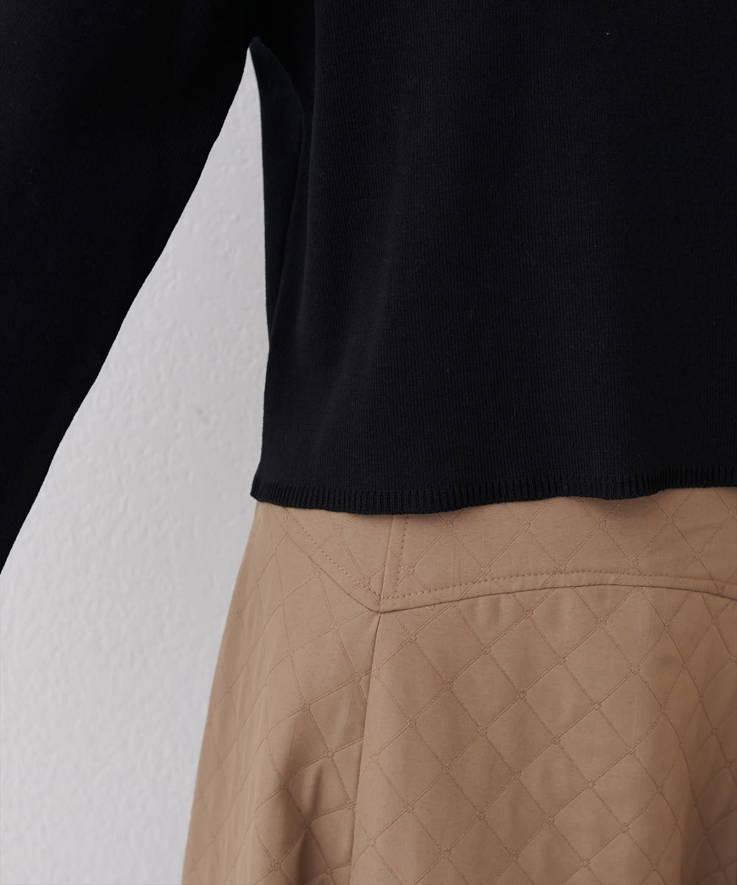 natural couture(ナチュラルクチュール) お袖ハートショート丈ニットプルオーバー