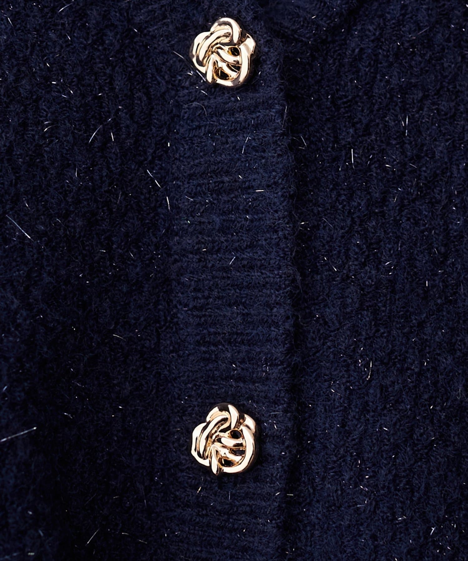 natural couture(ナチュラルクチュール) ラメペプラムニット