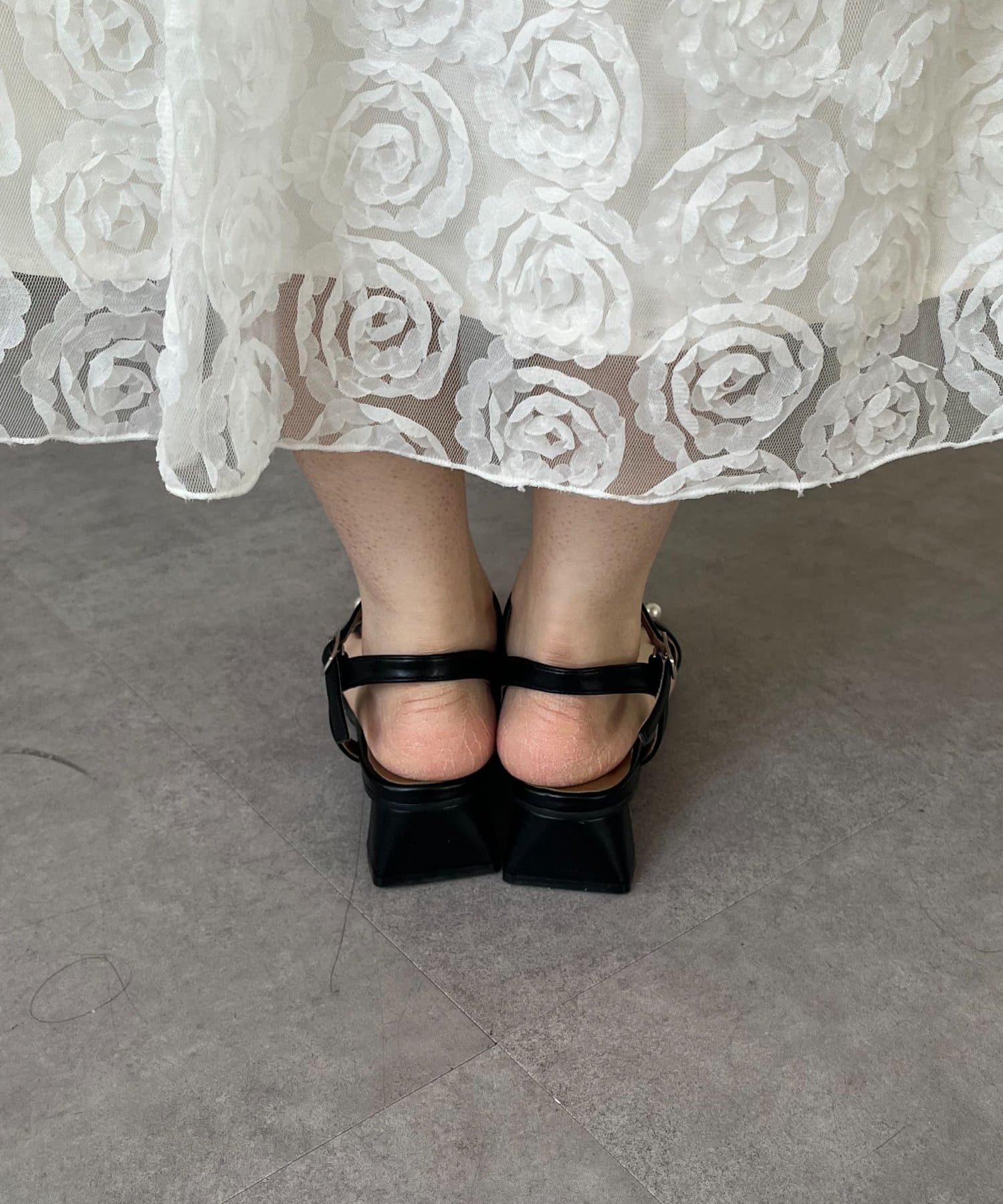 prose verse(プロズヴェール) パールヒールサンダル