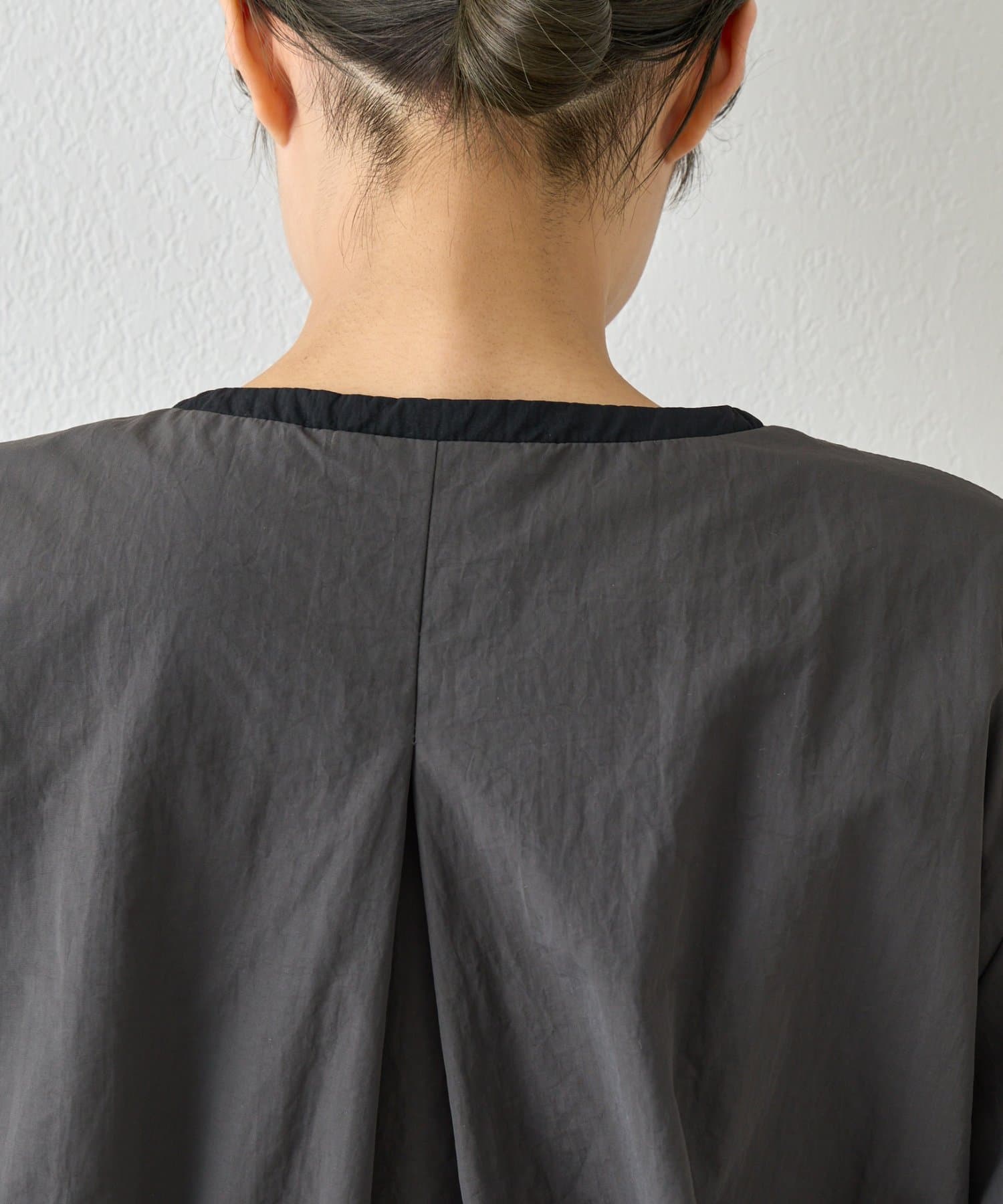 Jena　espace merveilleux(ジェナ　エスパスメルヴェイユ) 配色クルーネックブルゾン