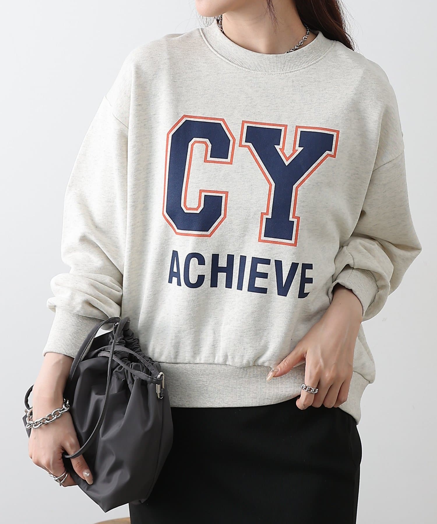 COLONY 2139(コロニー トゥーワンスリーナイン) CYプリント裏毛プルオーバー