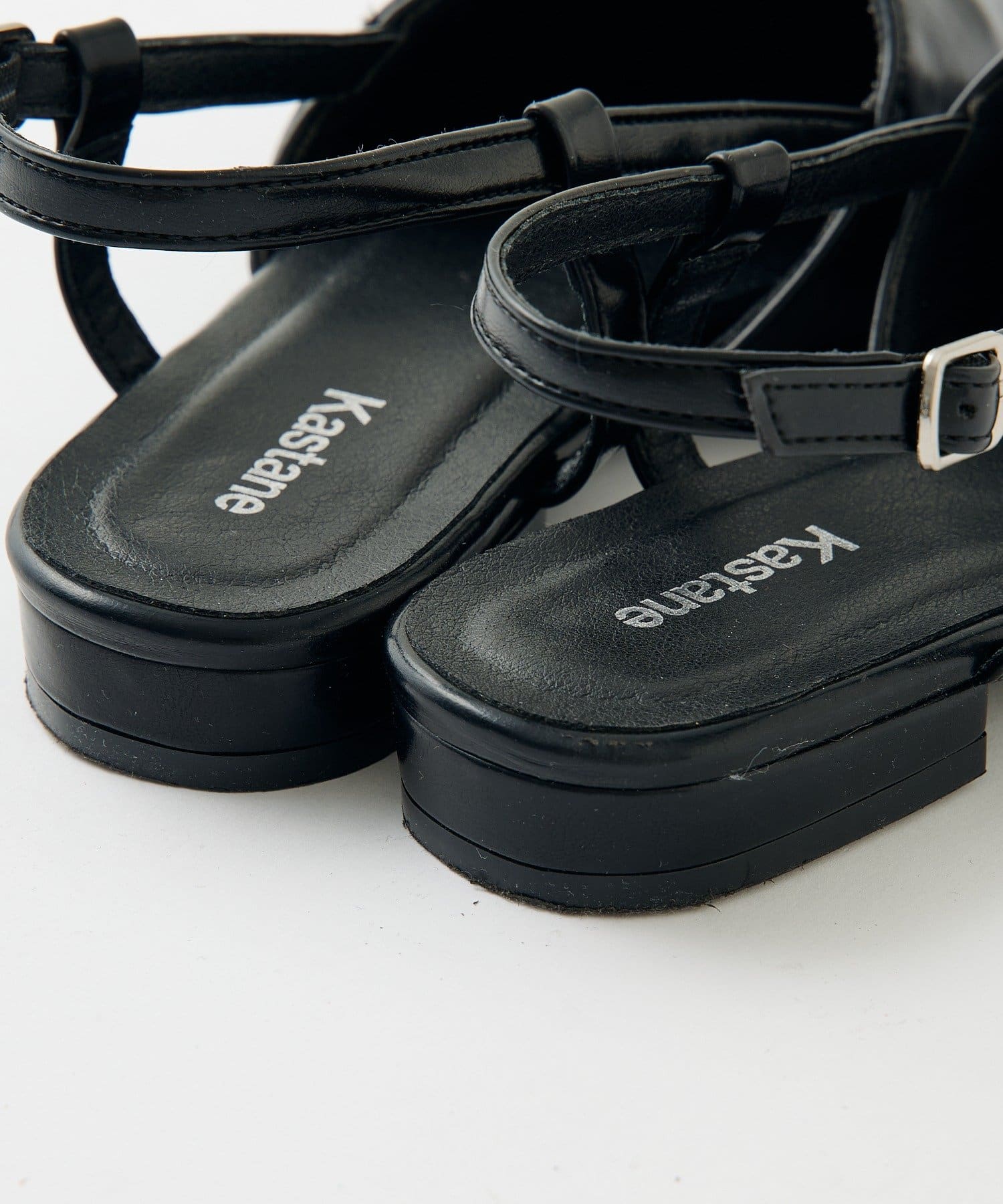 Kastane(カスタネ) スタッズトゥパンプス