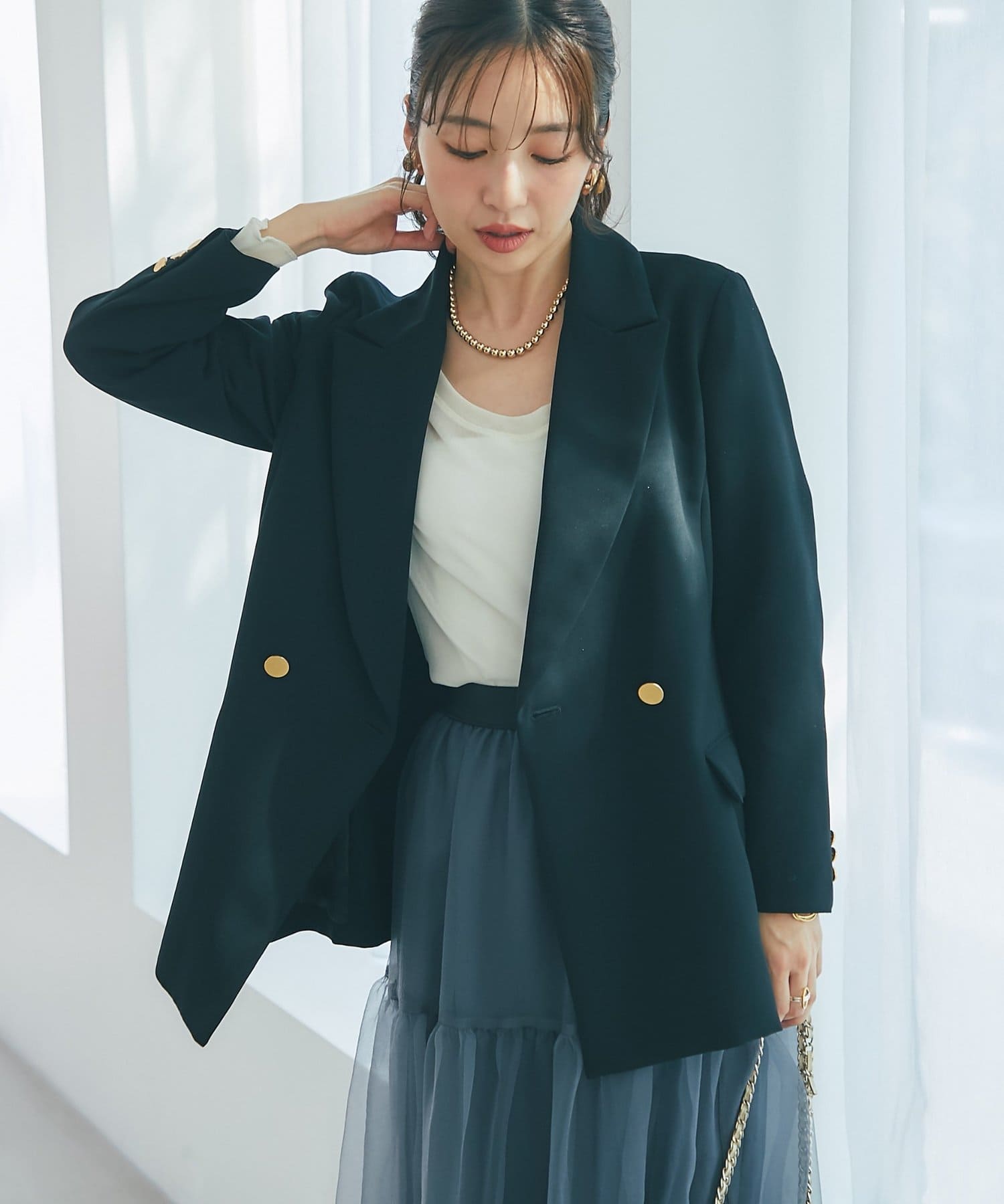 La boutique BonBon(ラブティックボンボン) 【復刻・ベストセラー】メタル釦ダブルジャケット2